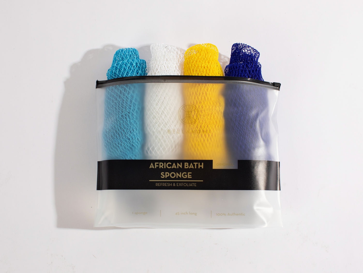 4-Piece African Exfoliating Net Sponge Set