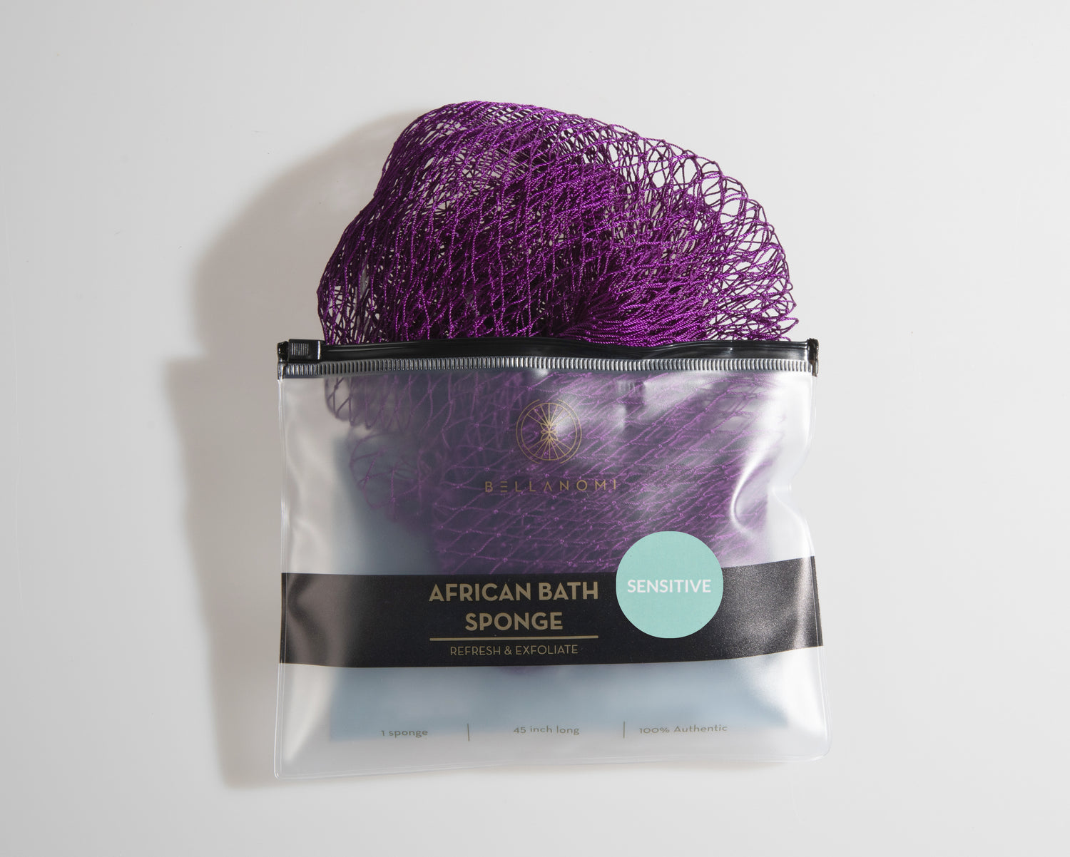 African Exfoliating Net Sponge (FOR SENSITIVE SKIN) 45" Long