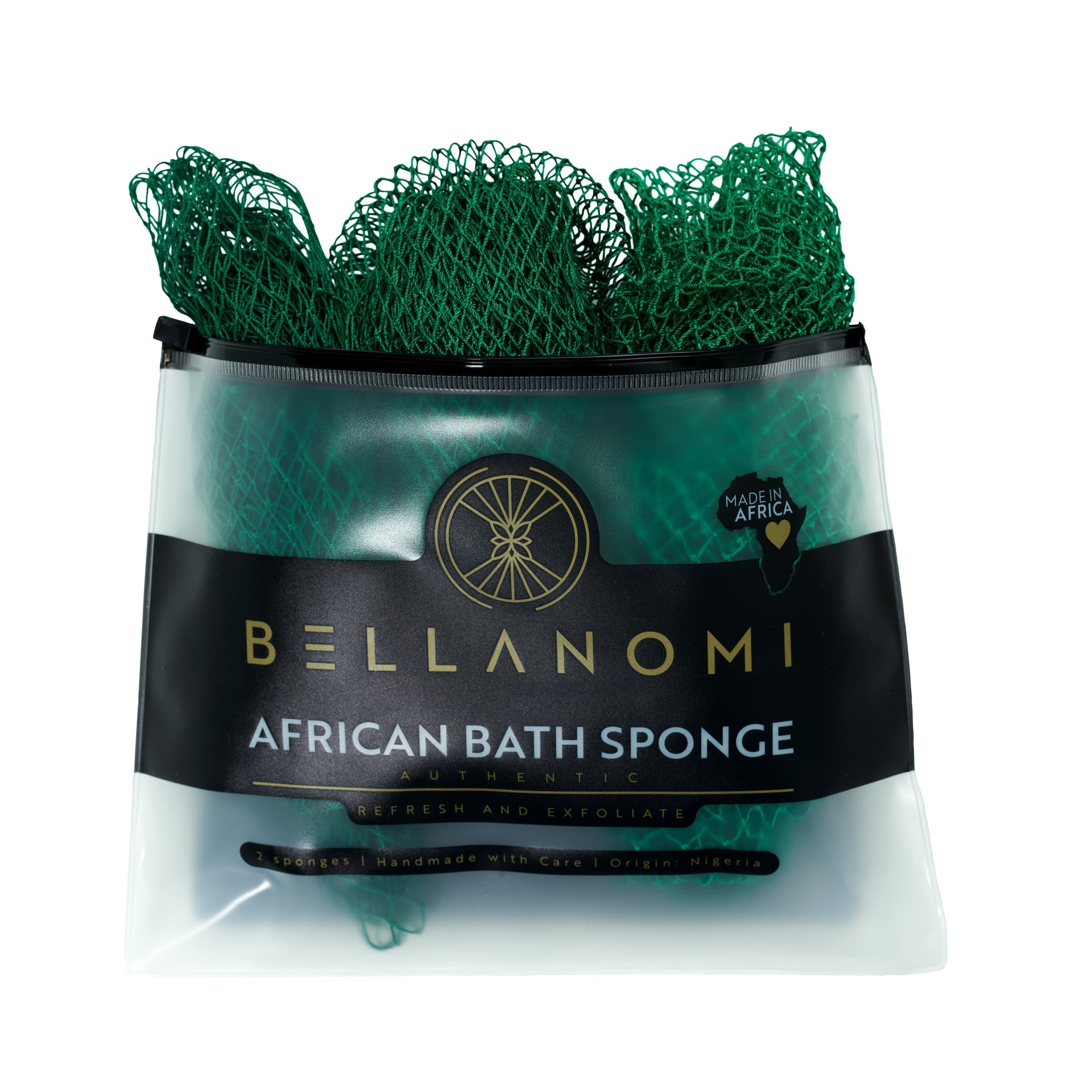 Triple Texture African Net Sponge Bundle