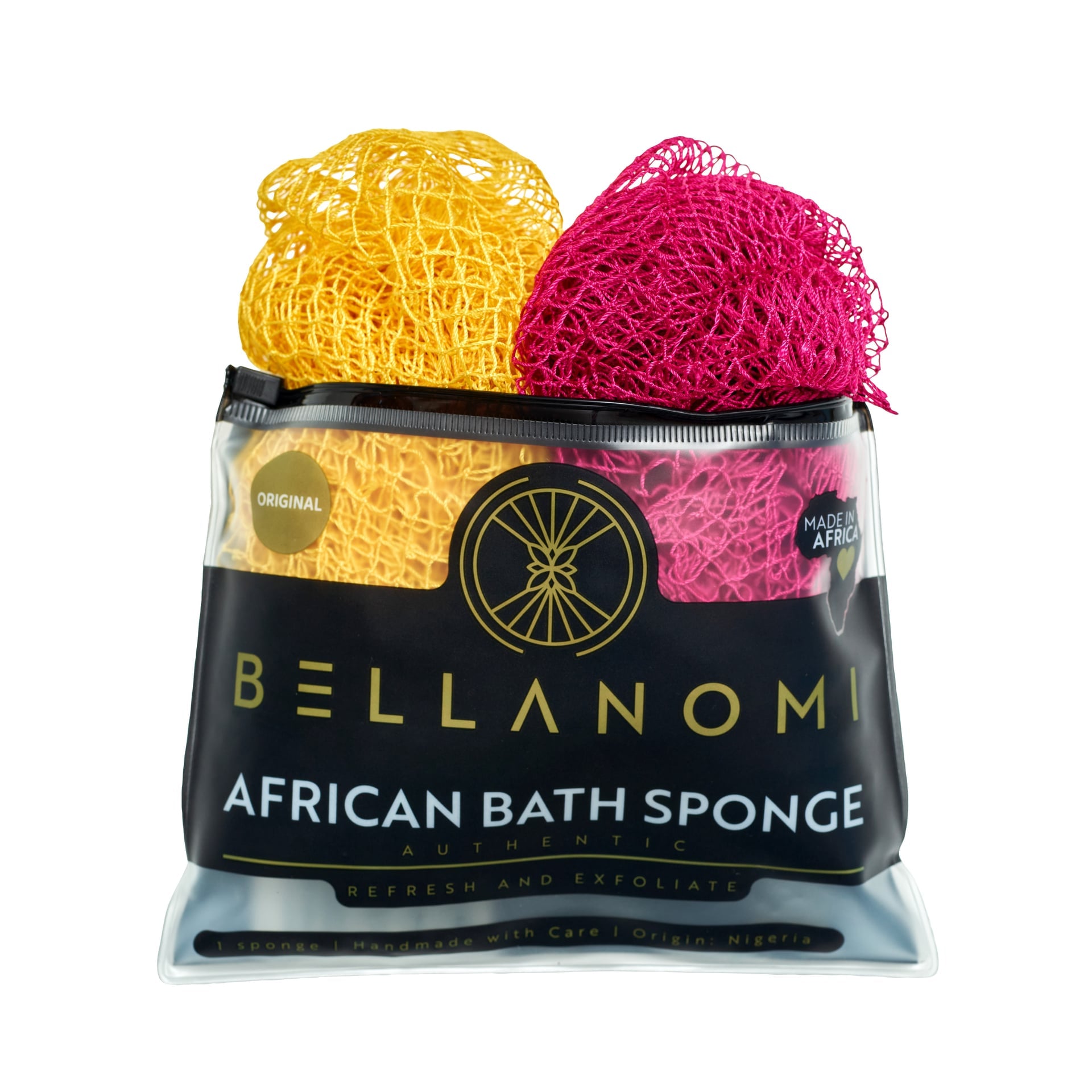 2-Pack African Exfoliating Net Sponge Classic
