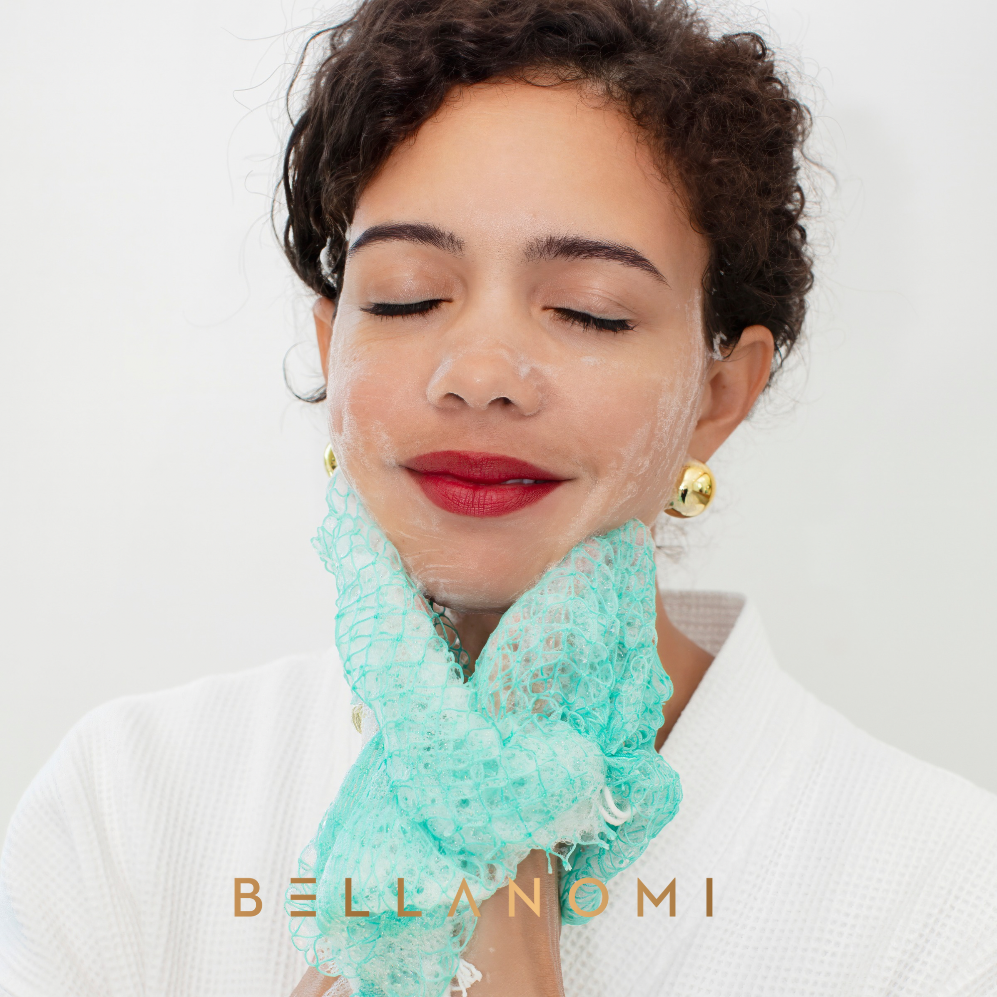 Bellanomi African Net Sponge + Mini Net Sponge Duo Pack