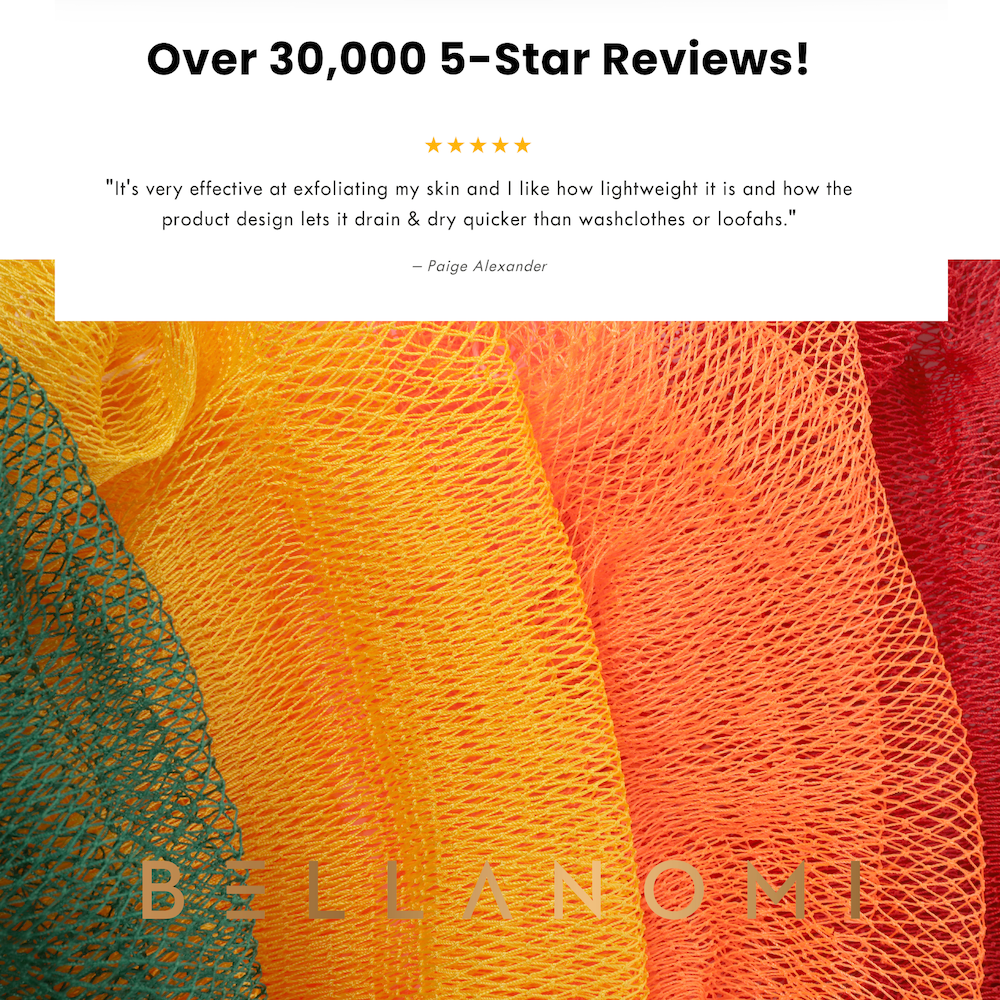 4-Piece African Exfoliating Net Sponge Set