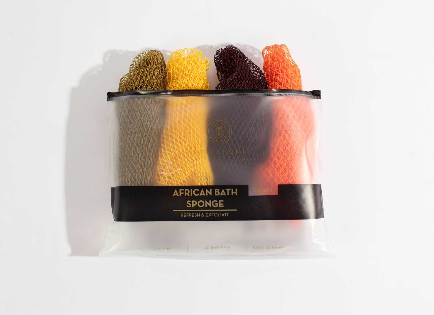 4-Piece African Exfoliating Net Sponge Set