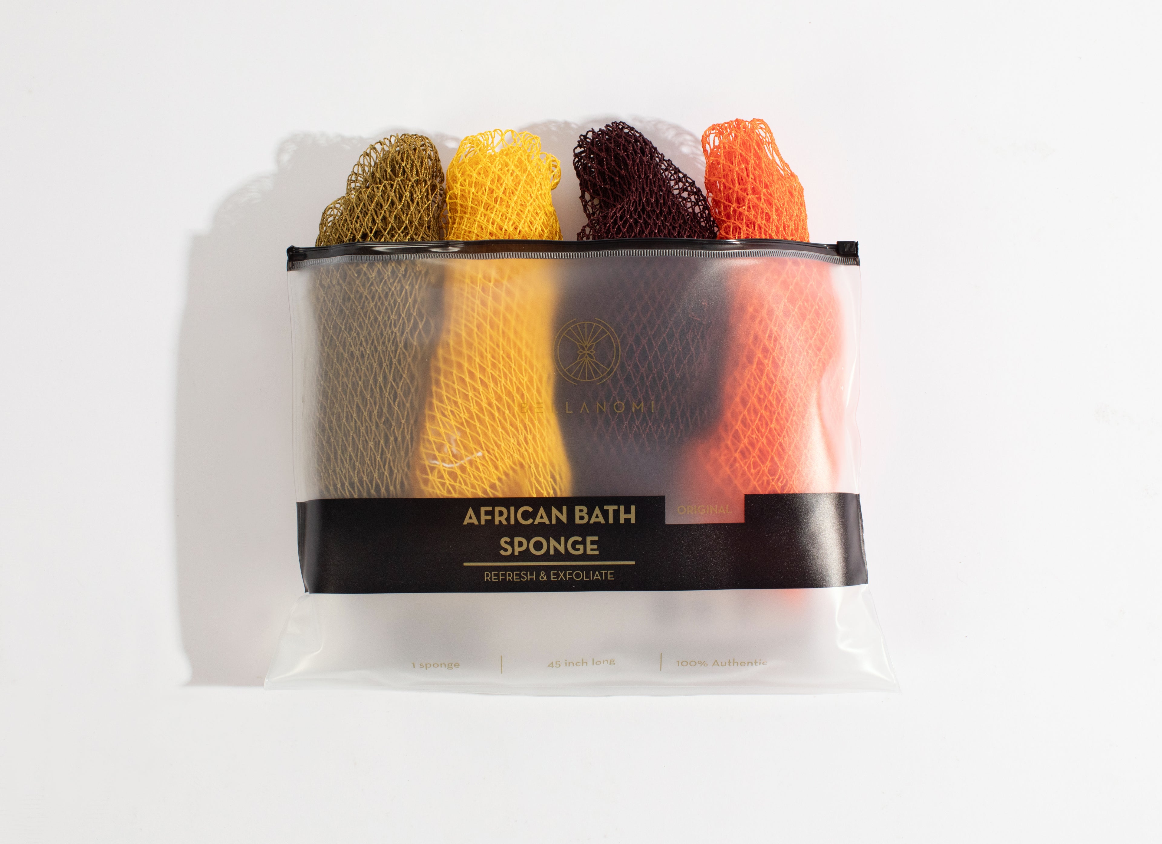 4-Piece African Exfoliating Net Sponge Set