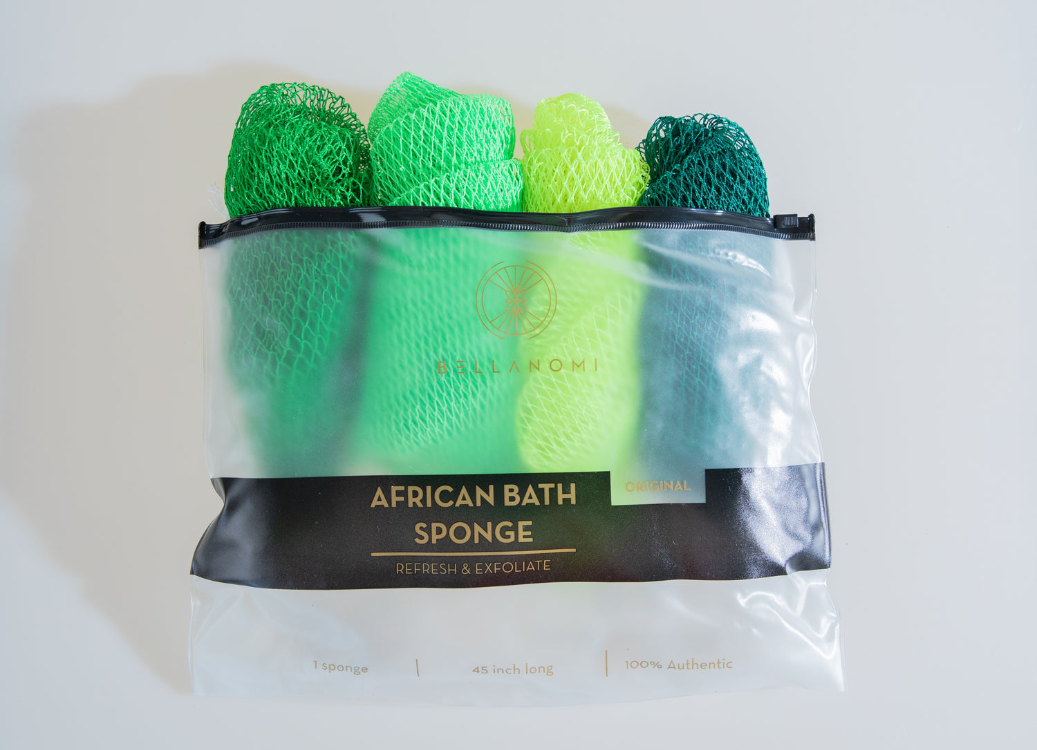 4-Piece African Exfoliating Net Sponge Set