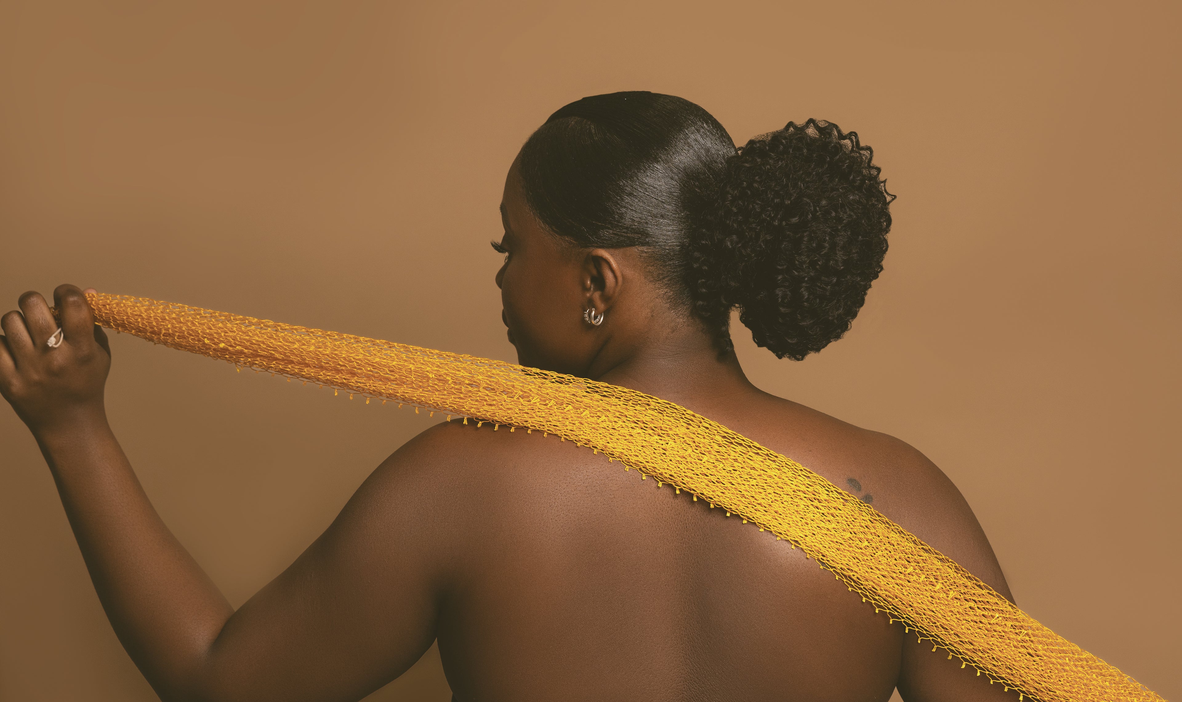 African Exfoliating Net Sponge 45" Long