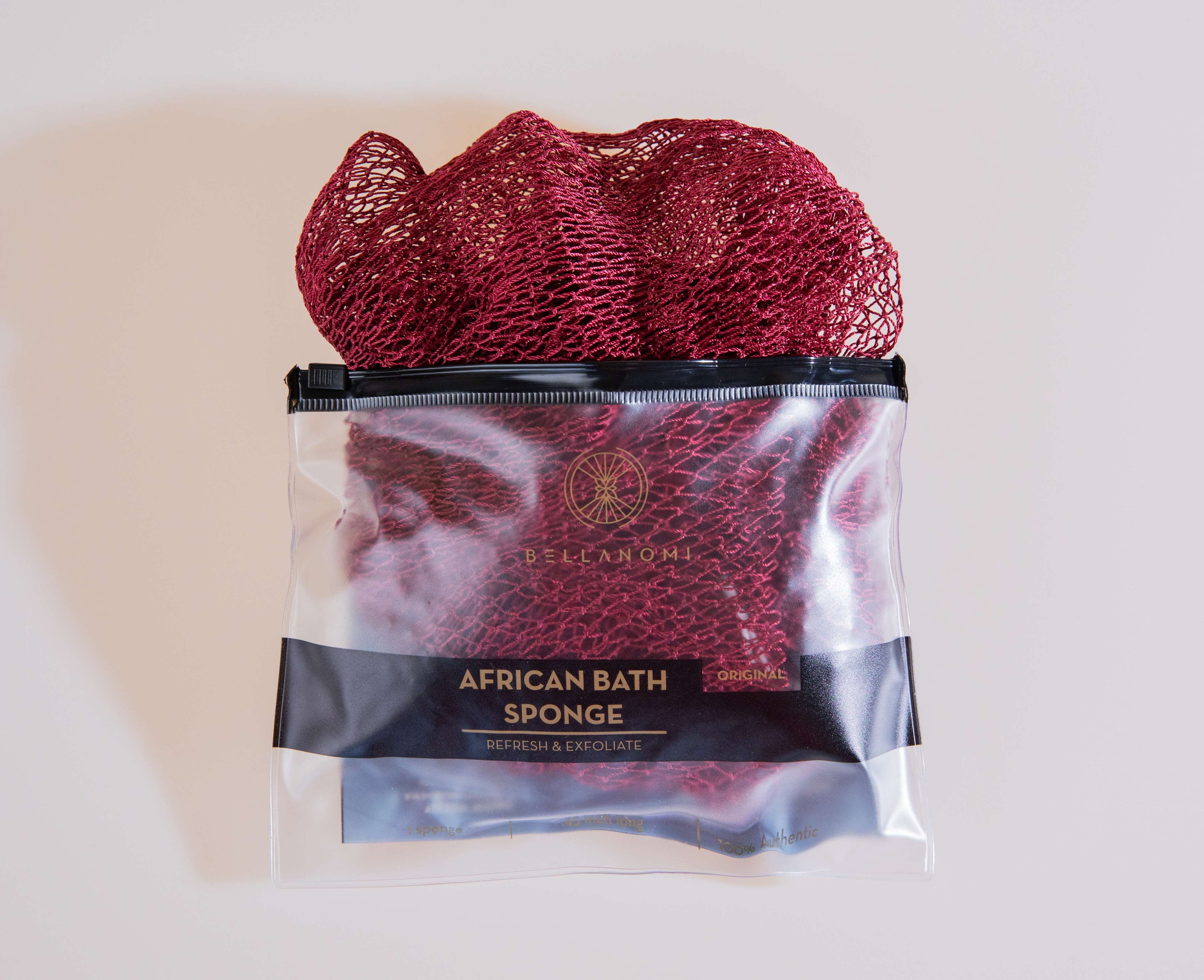 African Exfoliating Net Sponge 45" Long