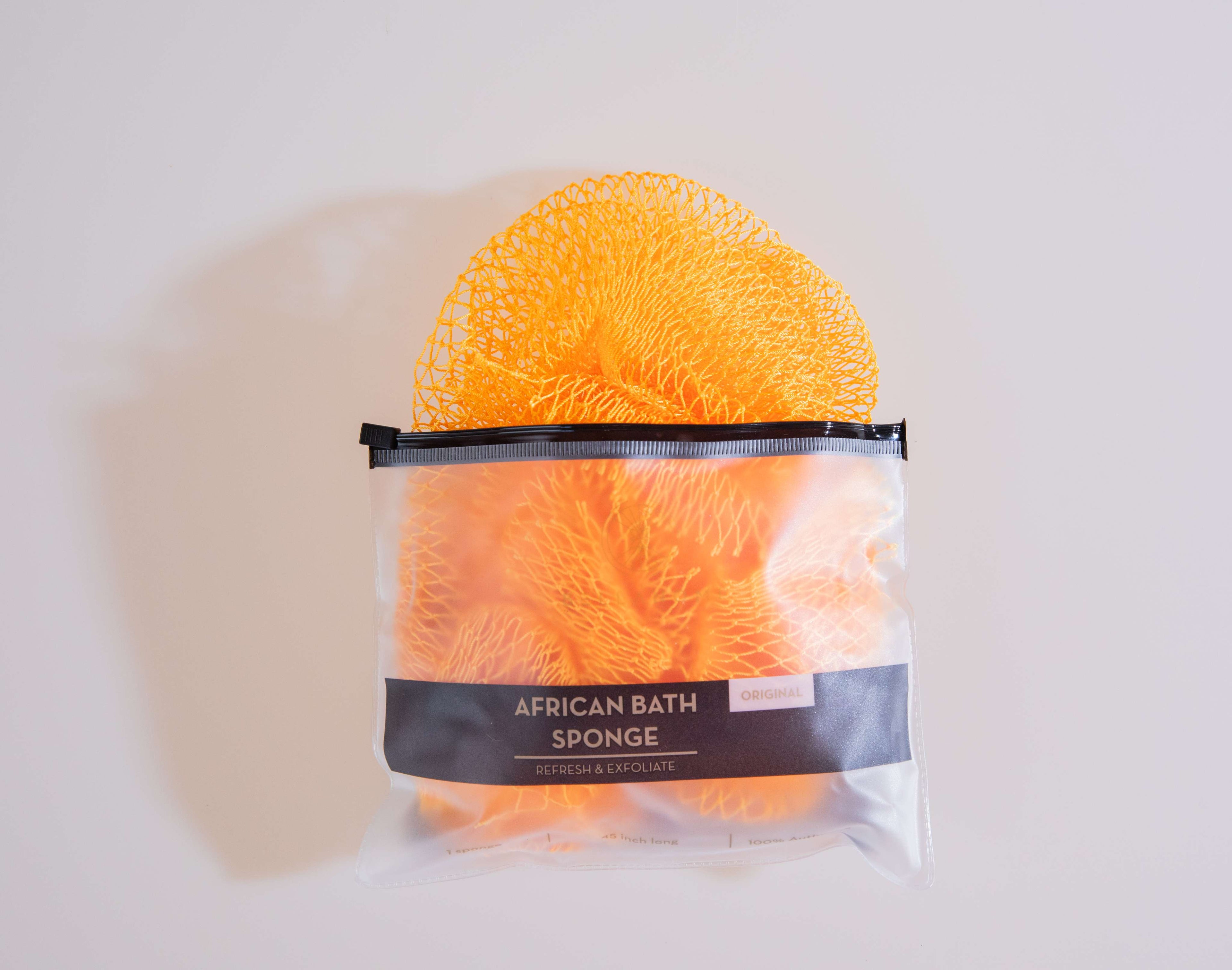 African Exfoliating Net Sponge 45" Long