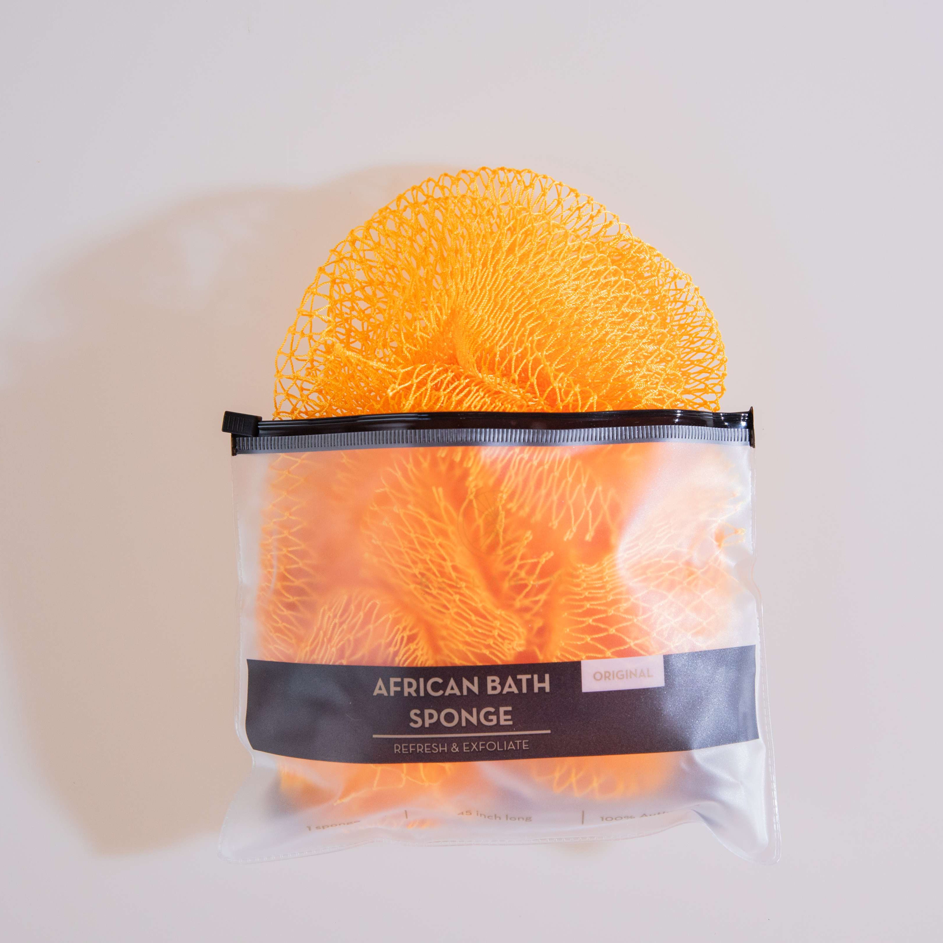 African Exfoliating Net Sponge 45" Long