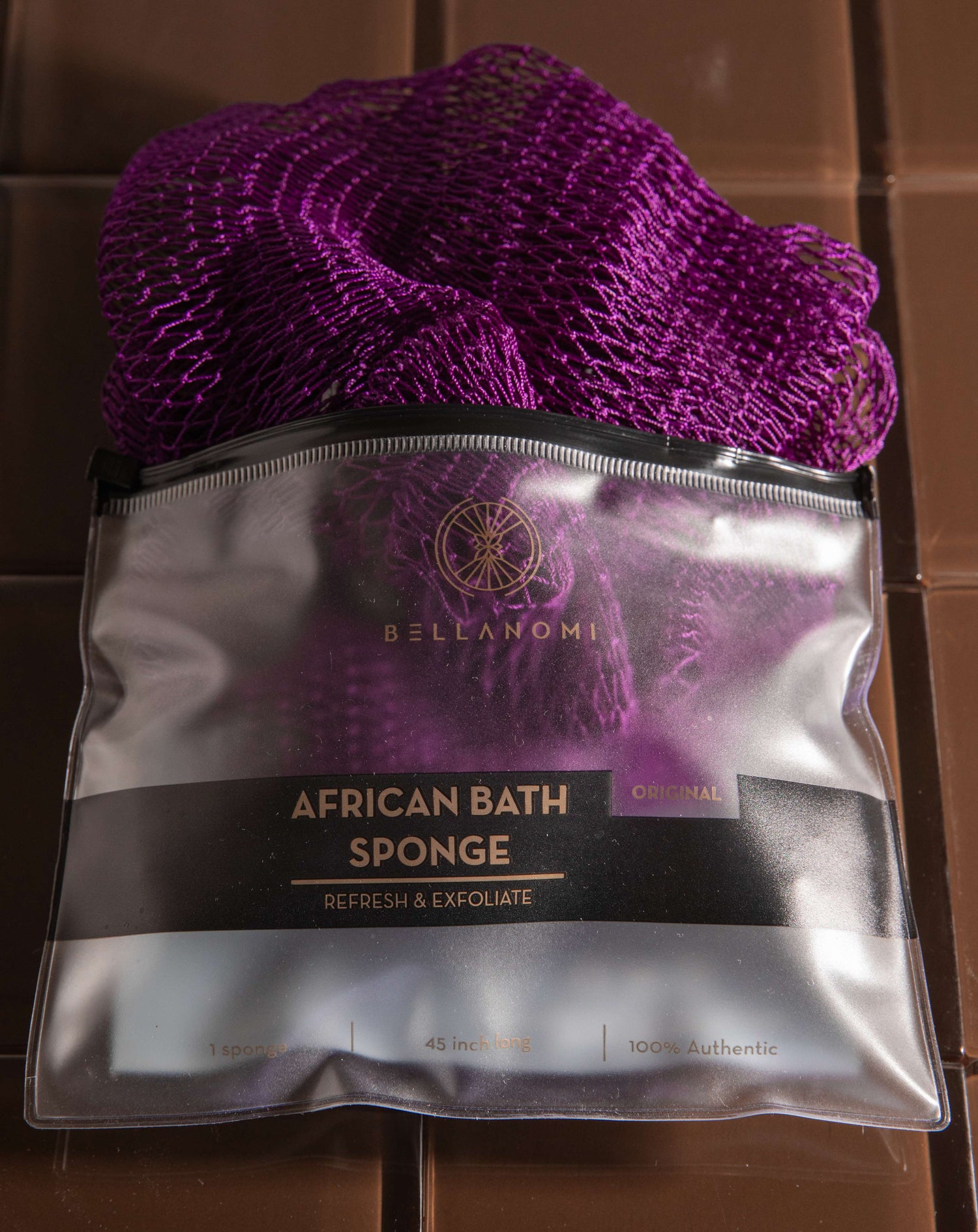 African Exfoliating Net Sponge 45" Long