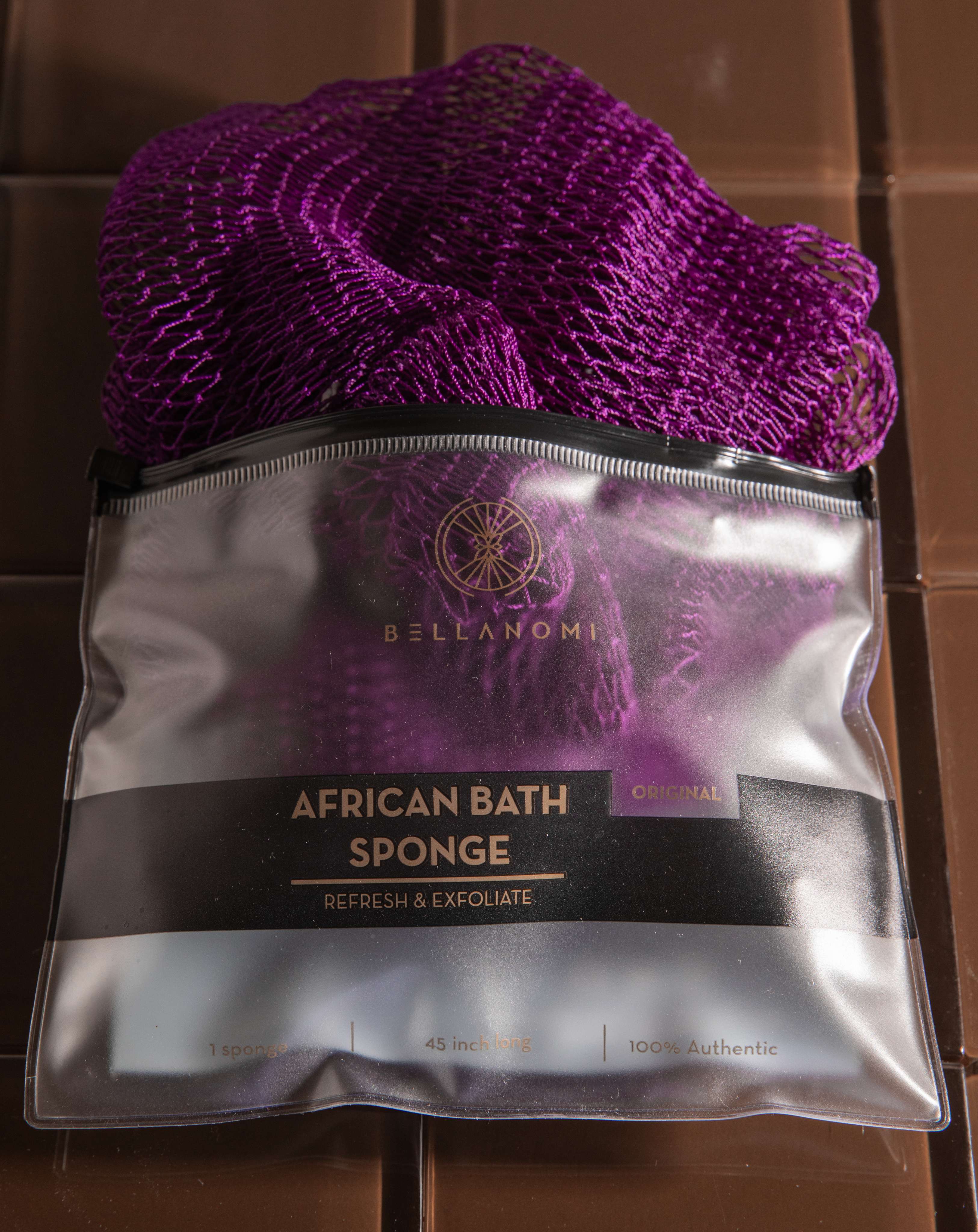 African Exfoliating Net Sponge 45" Long