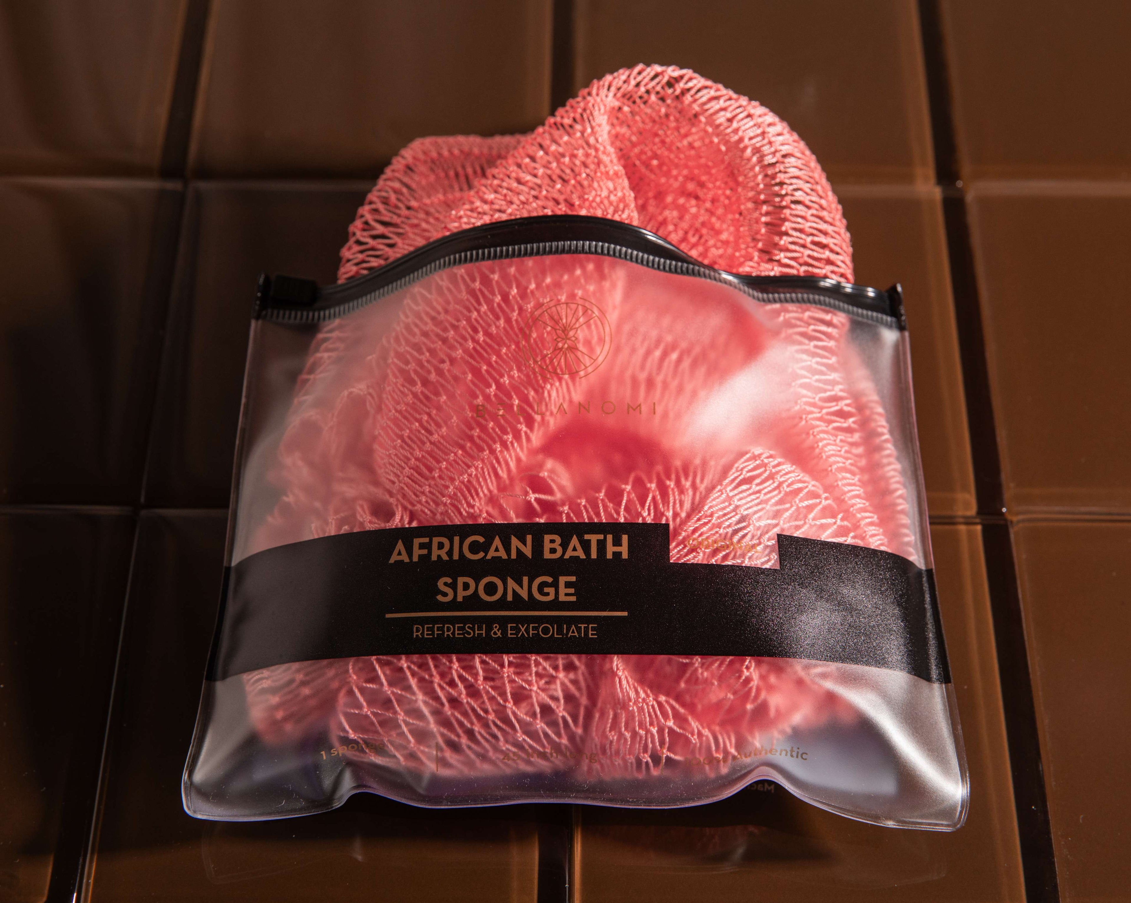 African Exfoliating Net Sponge 45" Long