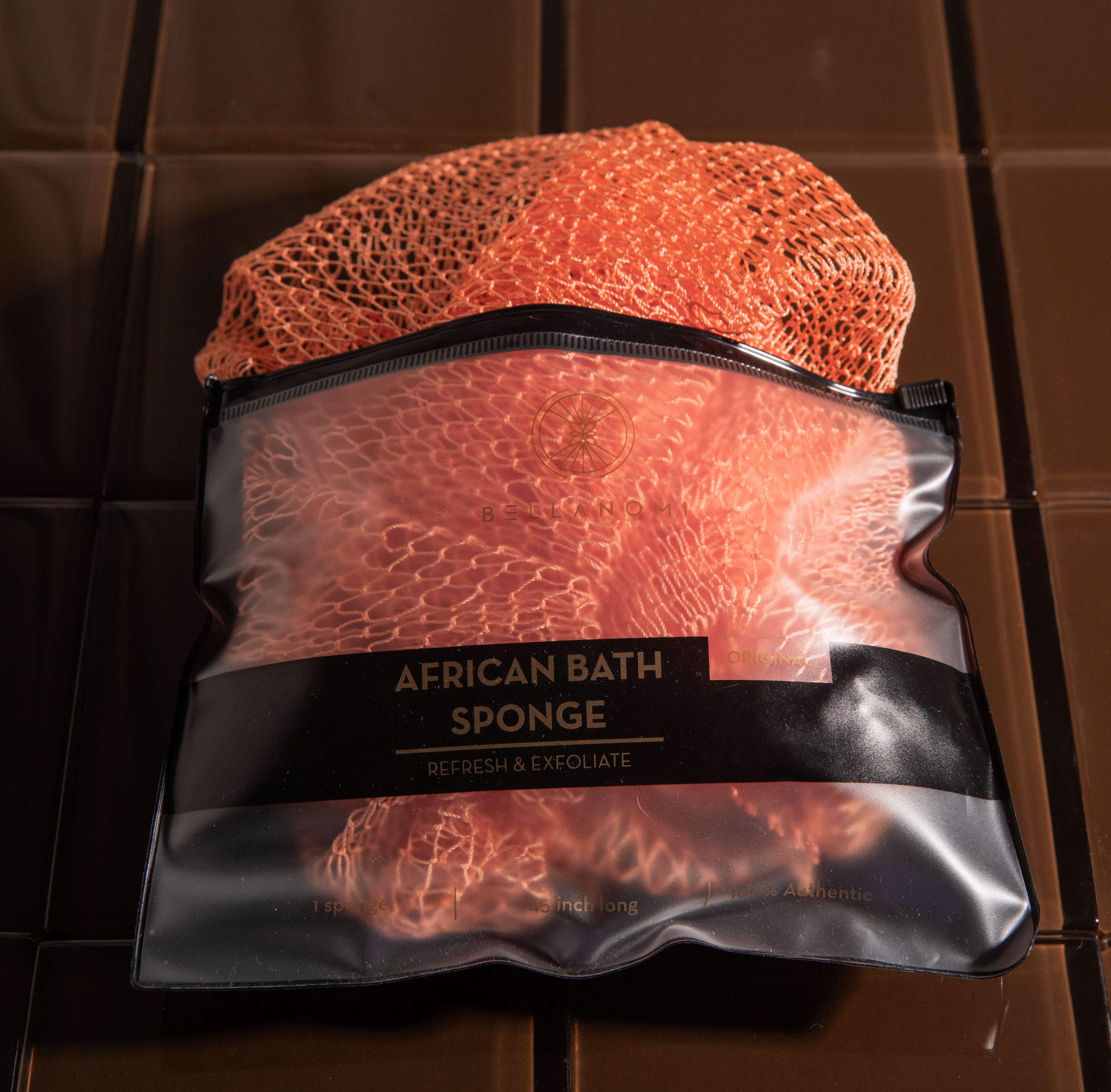 African Exfoliating Net Sponge 45" Long