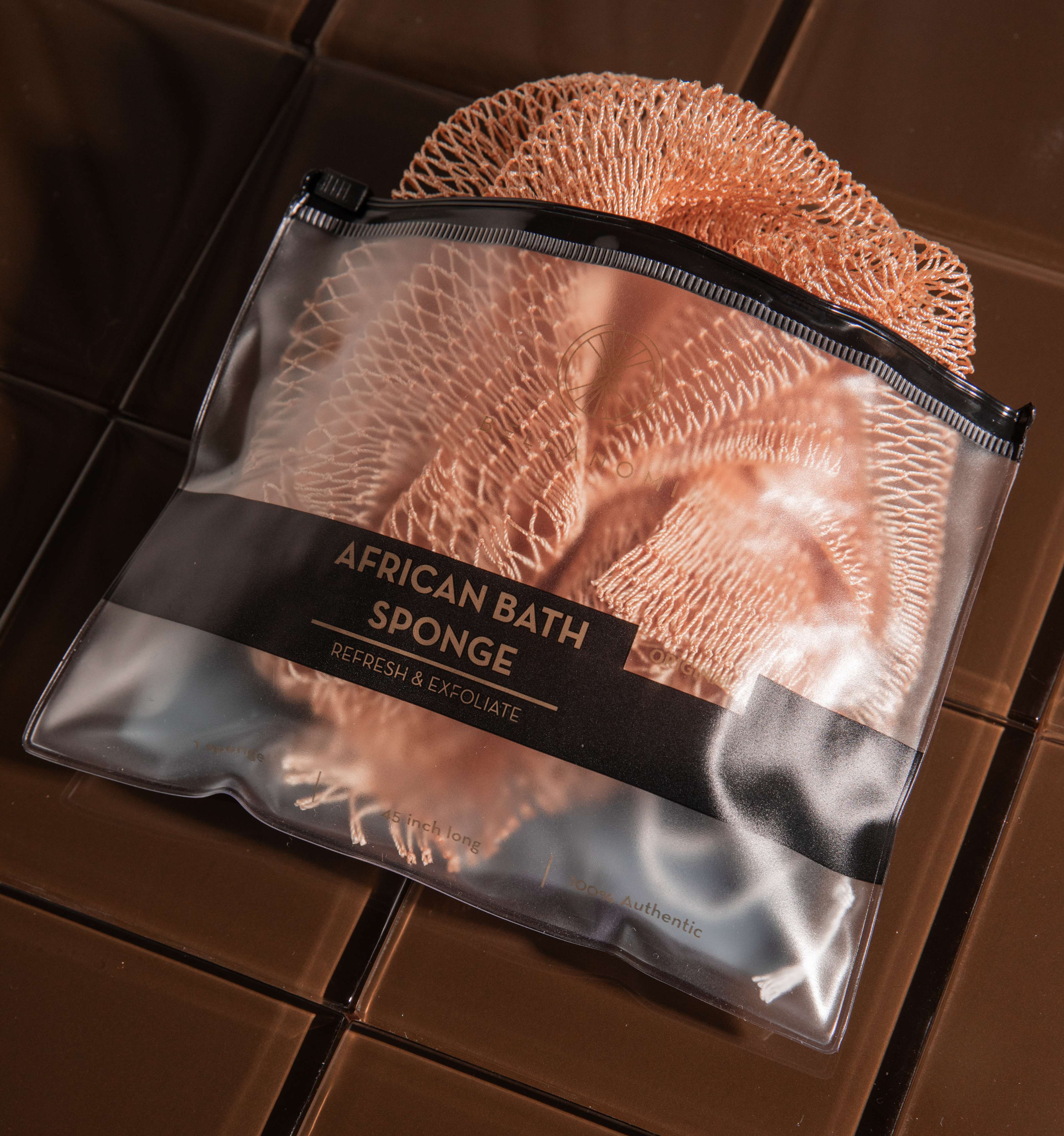 African Exfoliating Net Sponge 45" Long