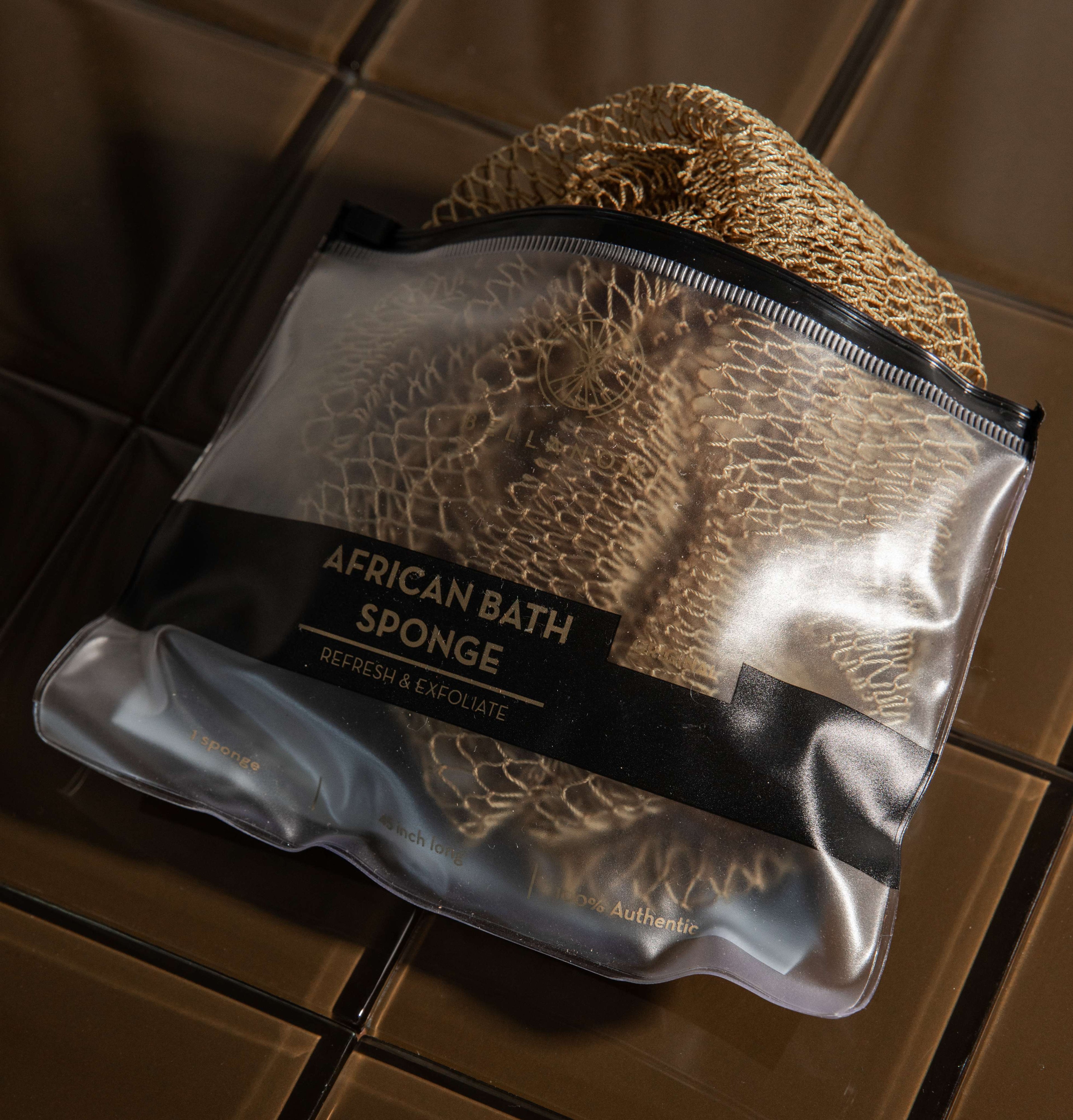 African Exfoliating Net Sponge 45" Long