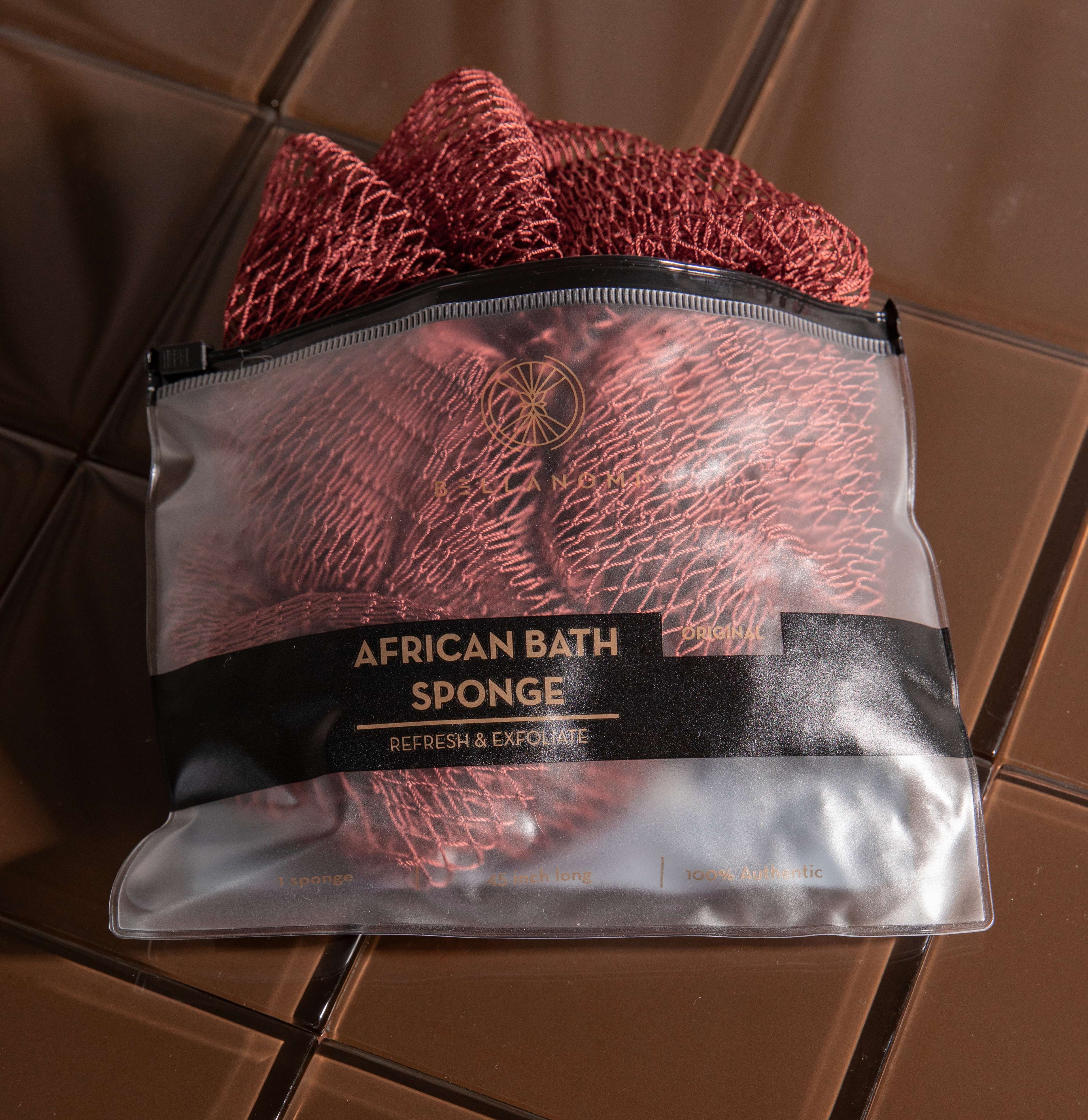 African Exfoliating Net Sponge 45" Long