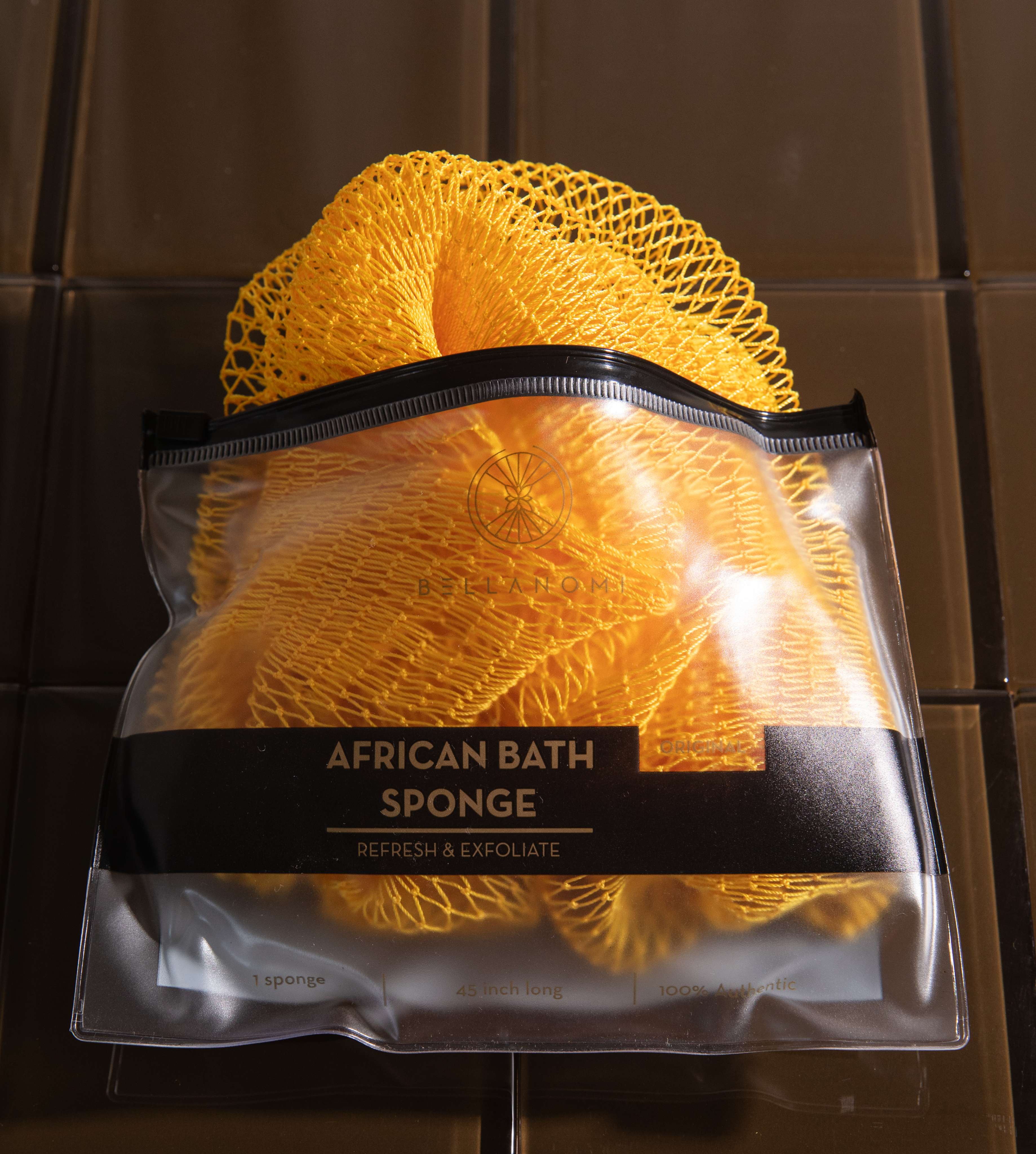 African Exfoliating Net Sponge 45" Long