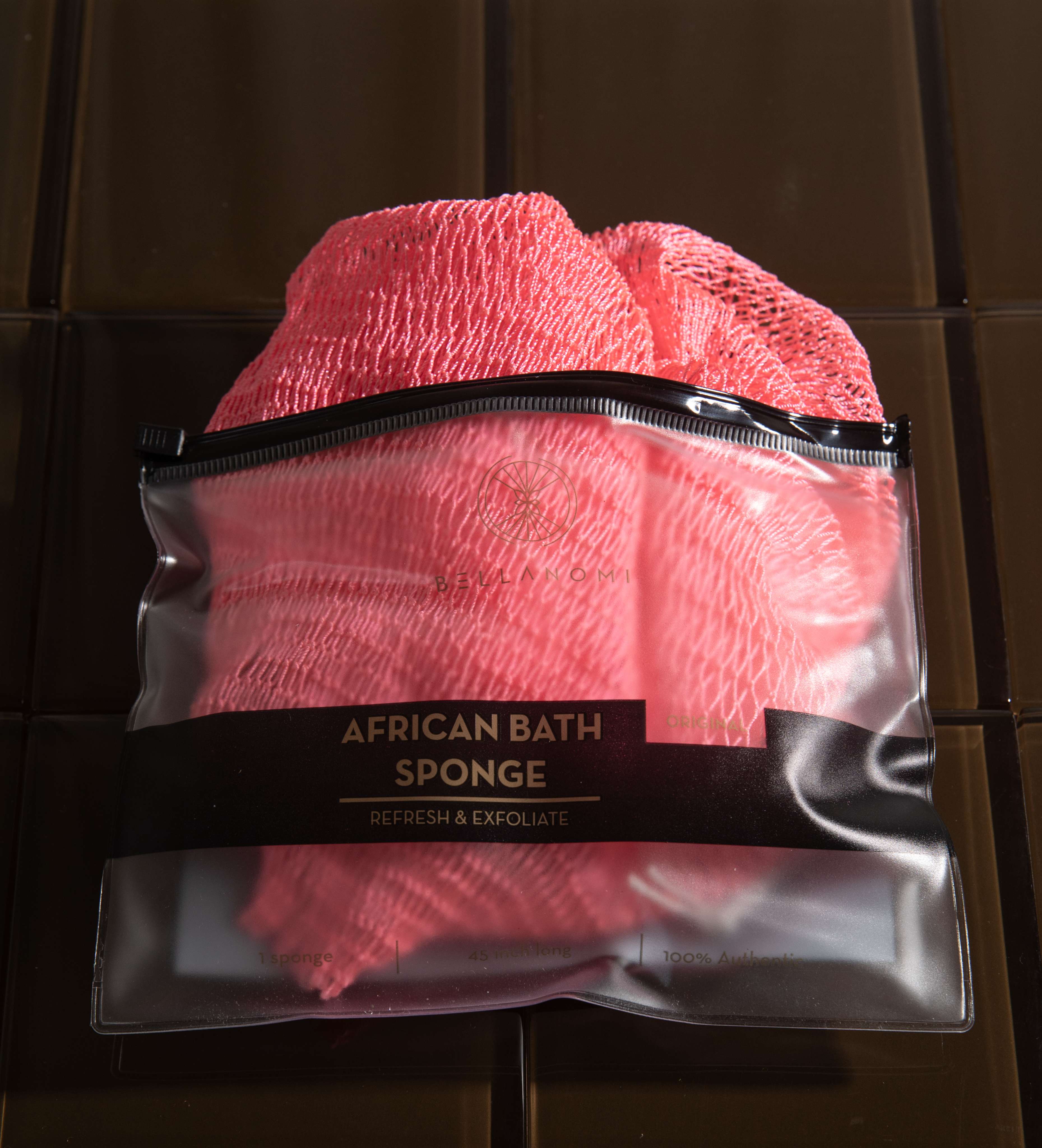 African Exfoliating Net Sponge 45" Long