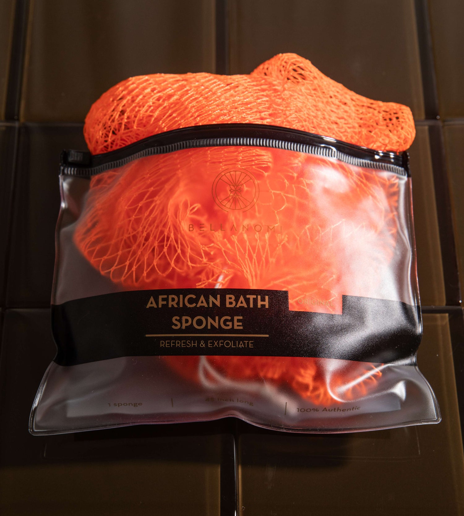 African Exfoliating Net Sponge 45" Long