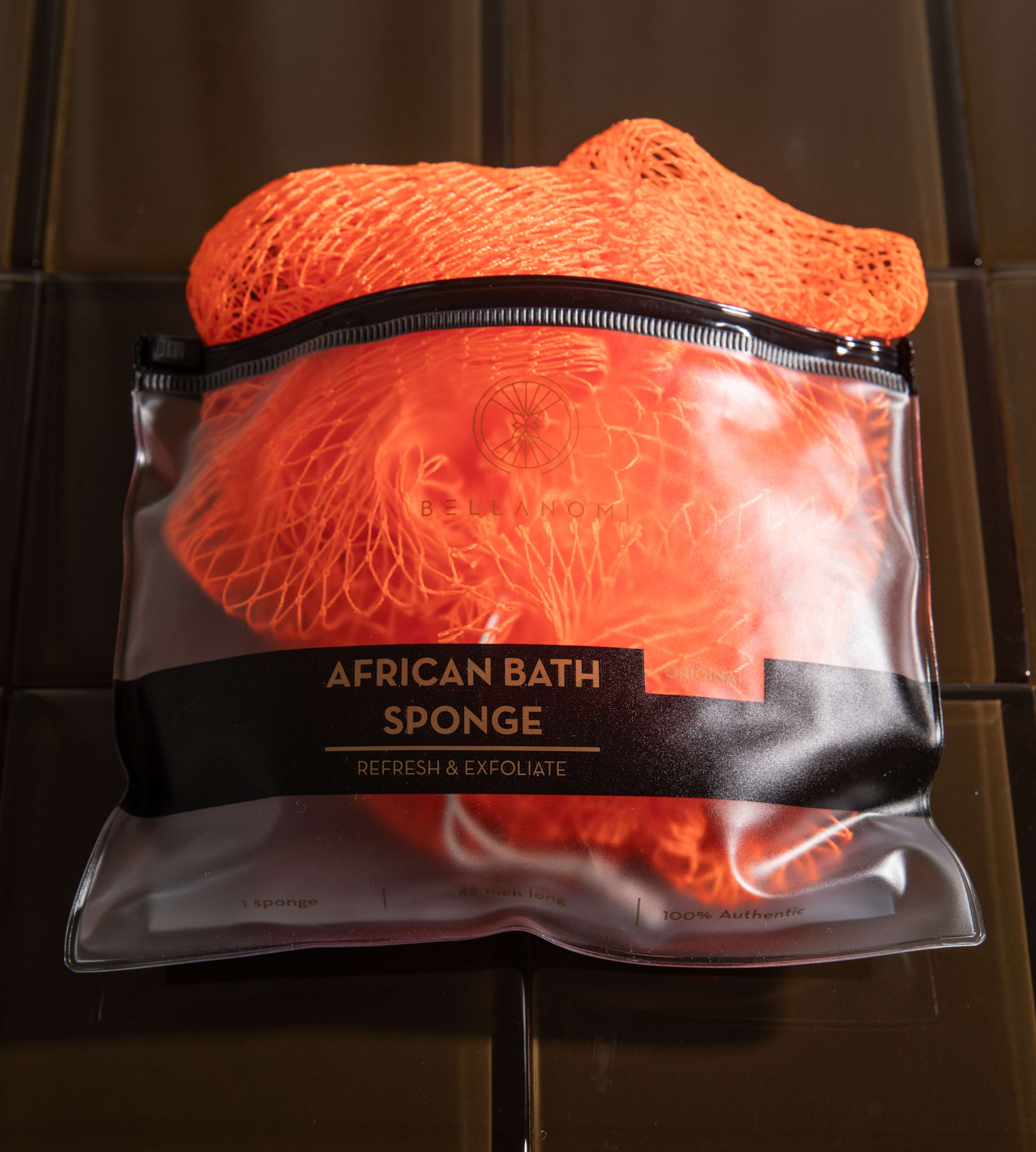 African Exfoliating Net Sponge 45" Long