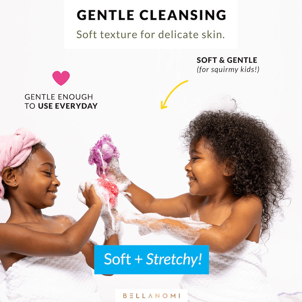 Kiddies African Bath Sponge 20" - Soft Texture