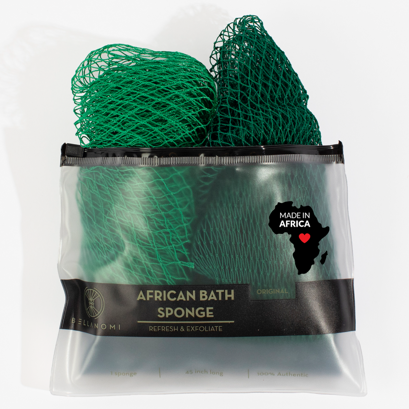 Bellanomi Face & Body Exfoliating Net Sponge Duo