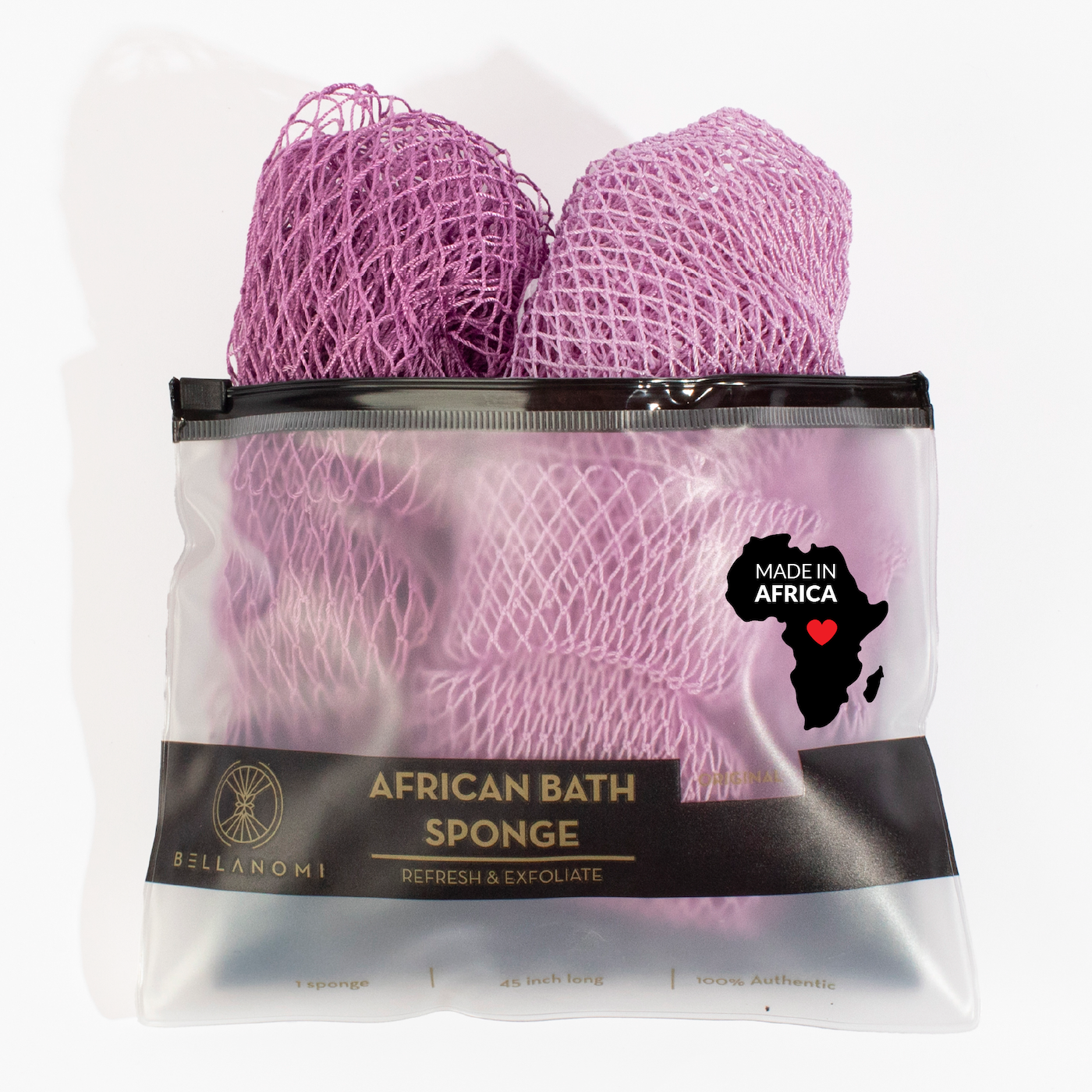 Bellanomi Face & Body Exfoliating Net Sponge Duo