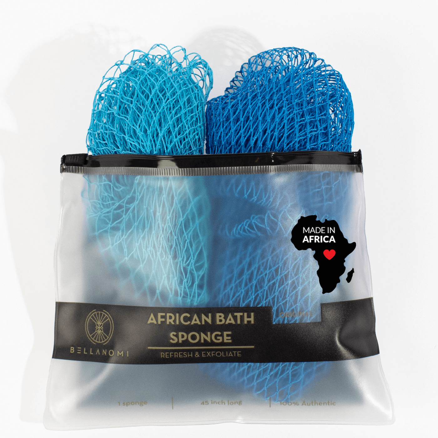 Bellanomi Face & Body Exfoliating Net Sponge Duo