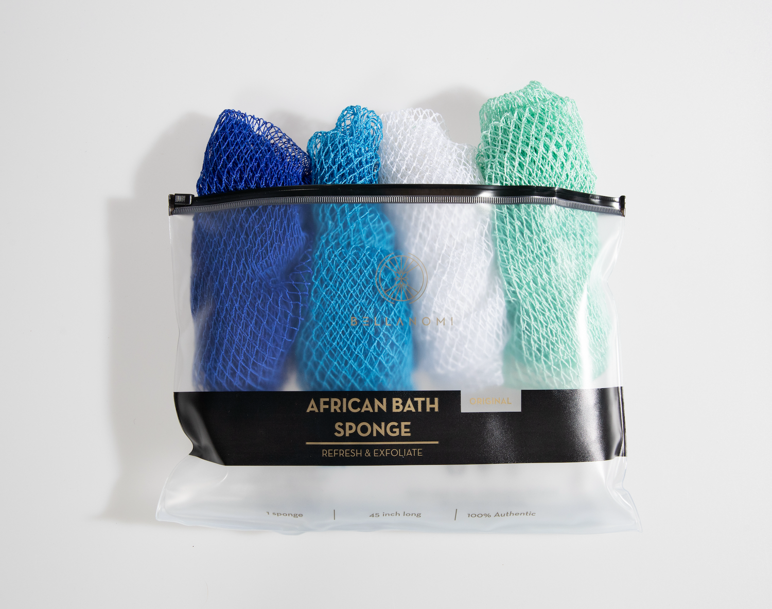 4-Piece African Exfoliating Net Sponge Set