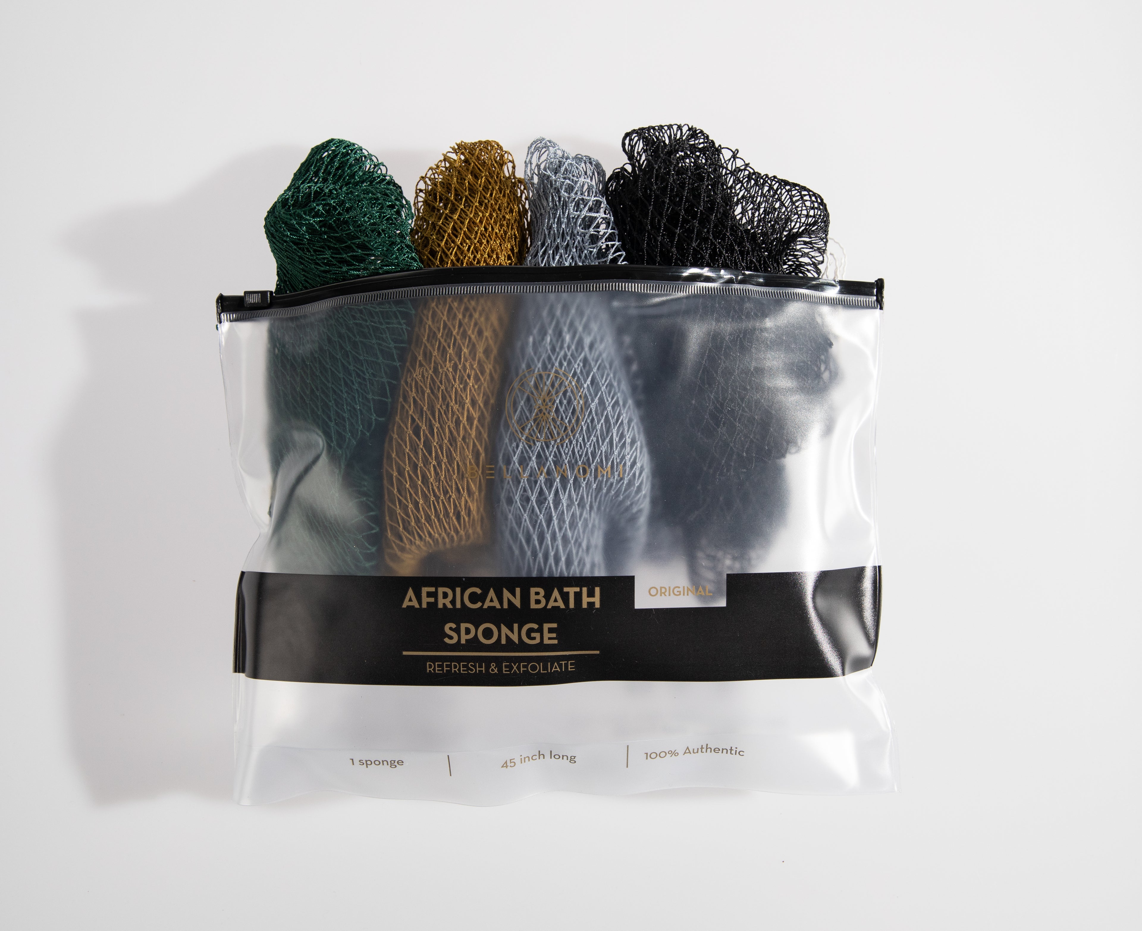 4-Piece African Exfoliating Net Sponge Set