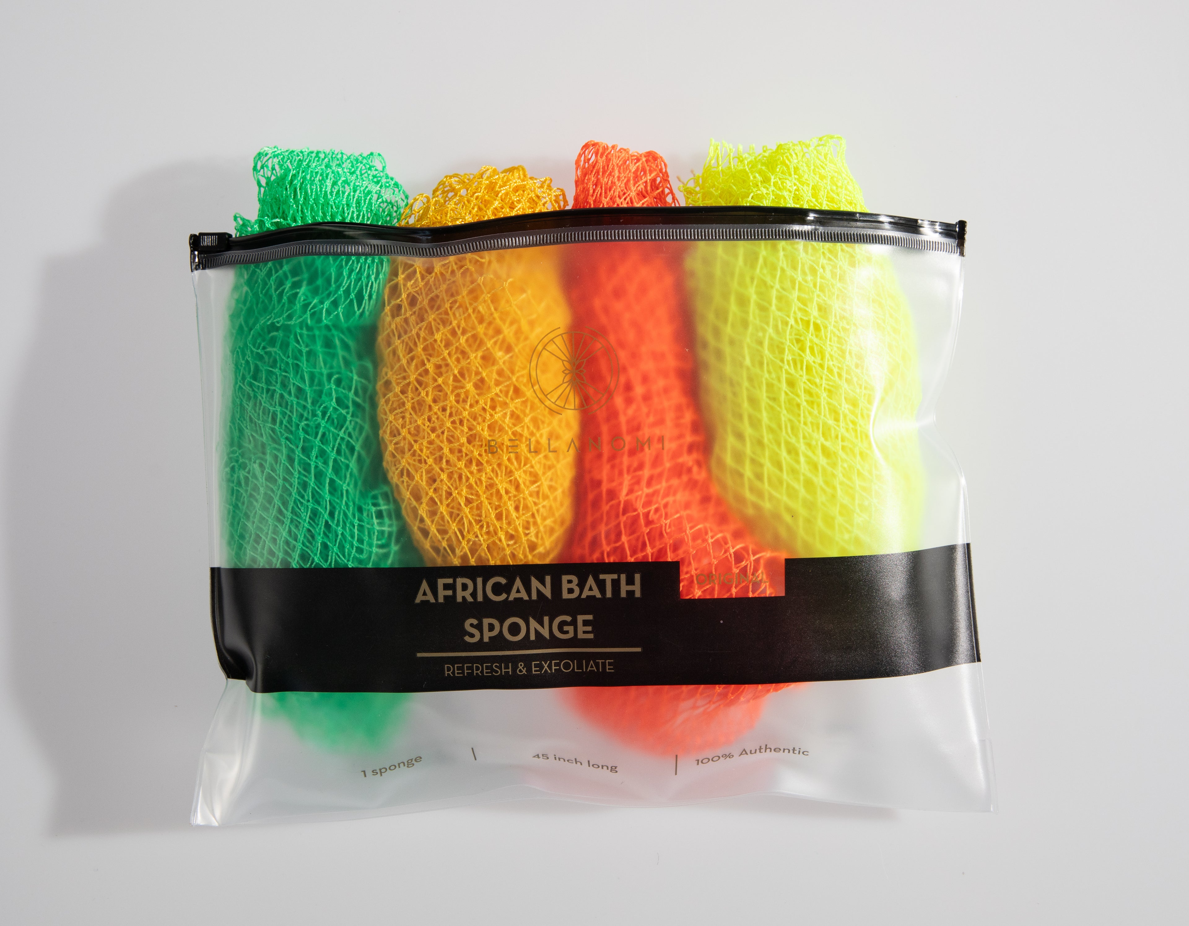 4-Piece African Exfoliating Net Sponge Set
