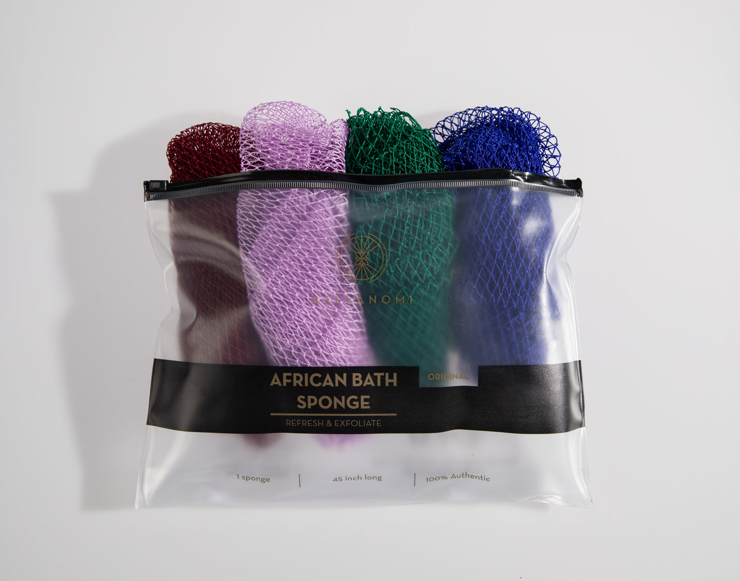 4-Piece African Exfoliating Net Sponge Set