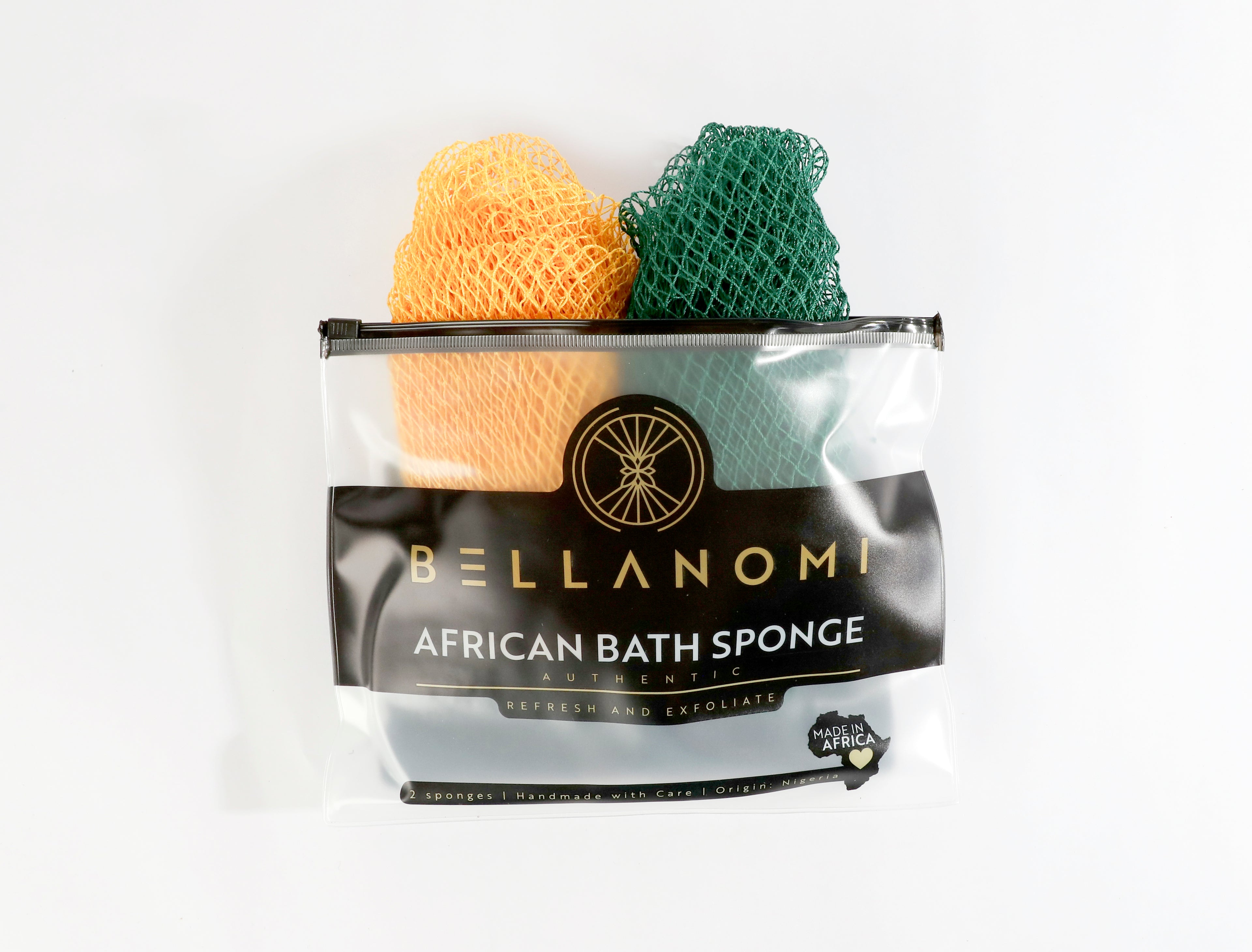 2-Pack African Exfoliating Net Sponge