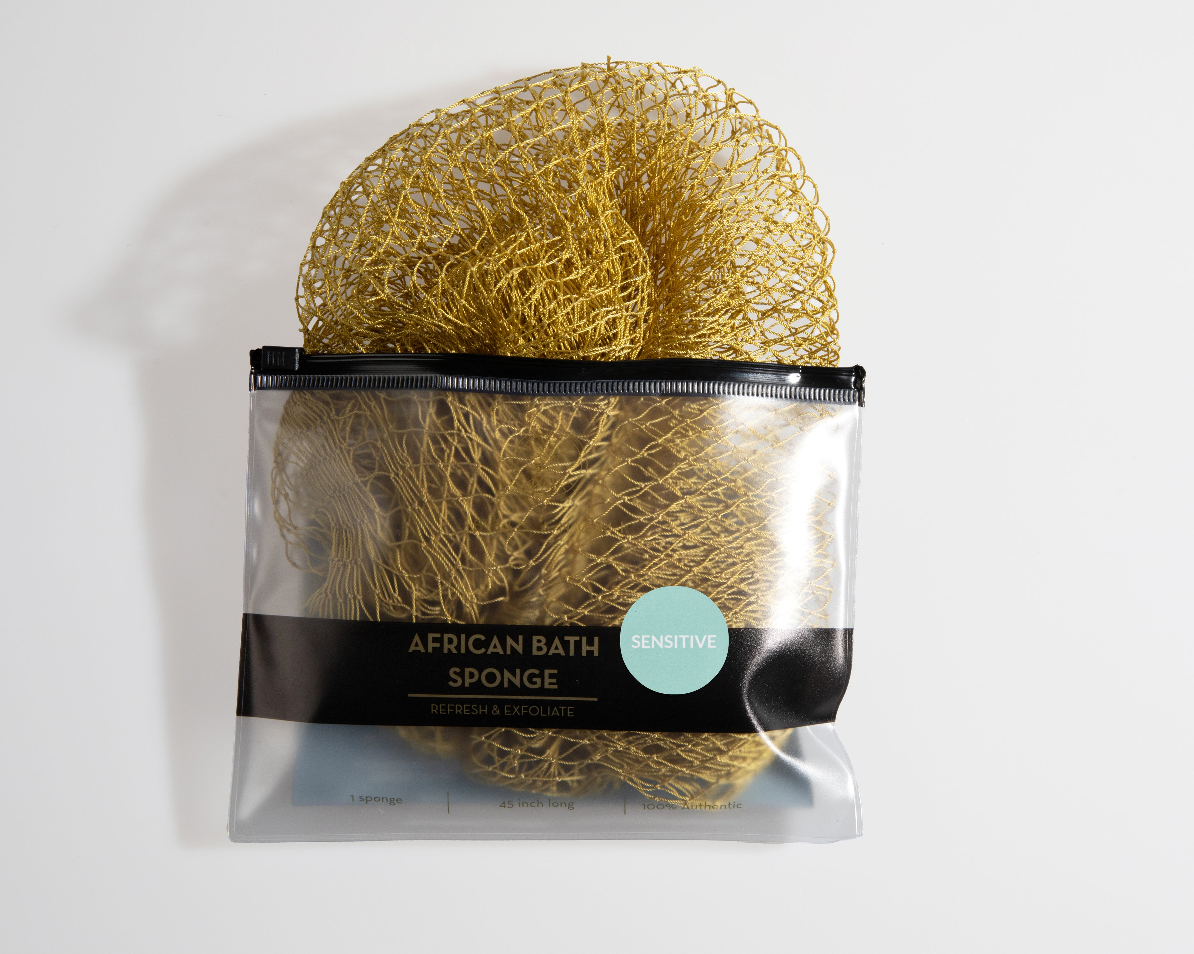 African Exfoliating Net Sponge (FOR SENSITIVE SKIN) 45" Long