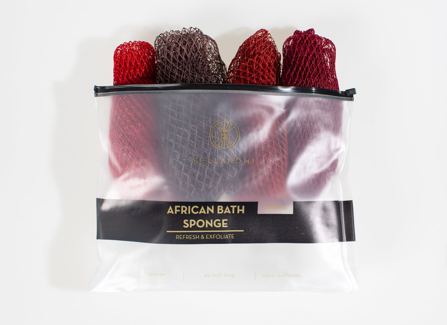 4-Piece African Exfoliating Net Sponge Set