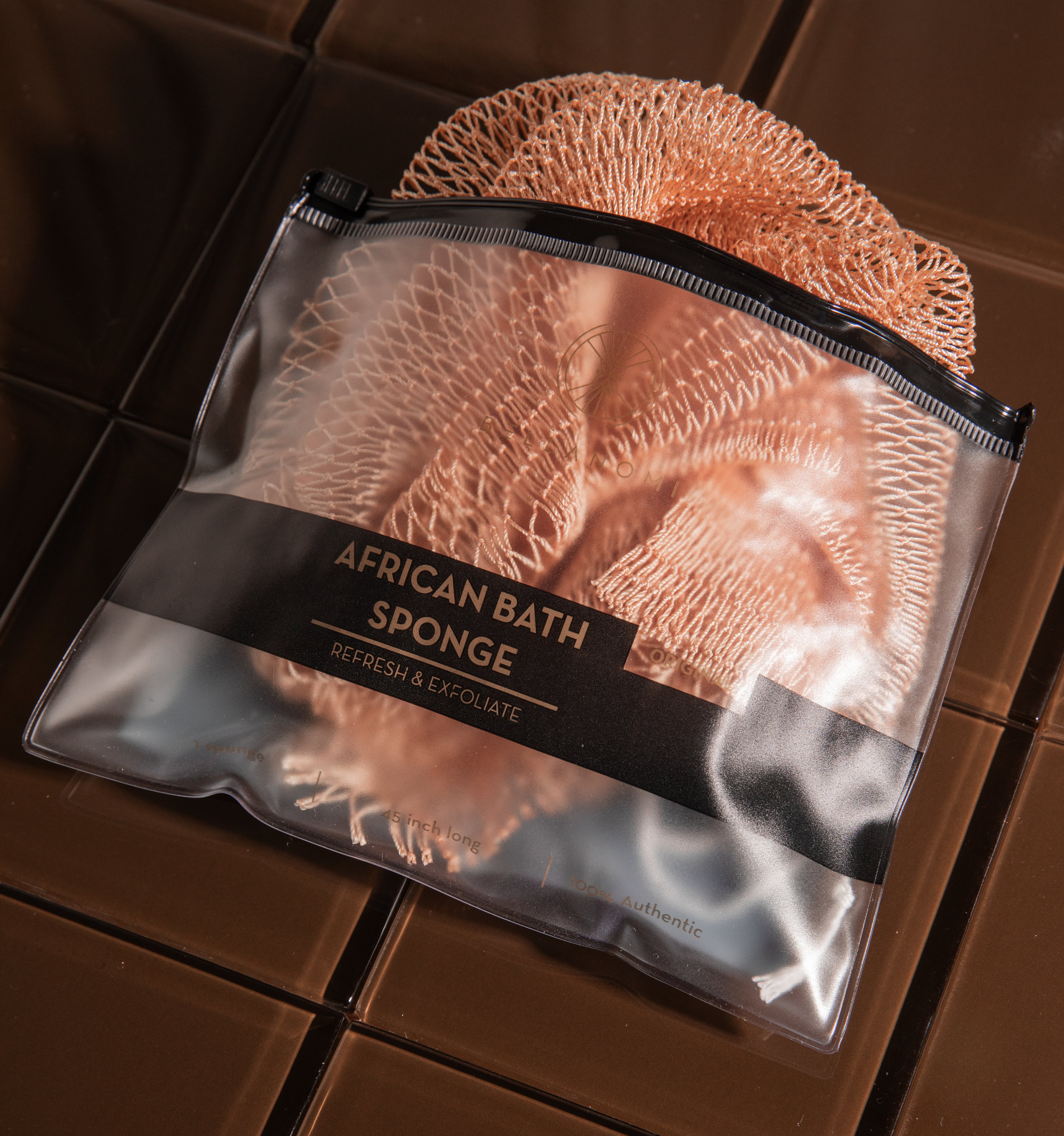 African Exfoliating Net Sponge 45" Long