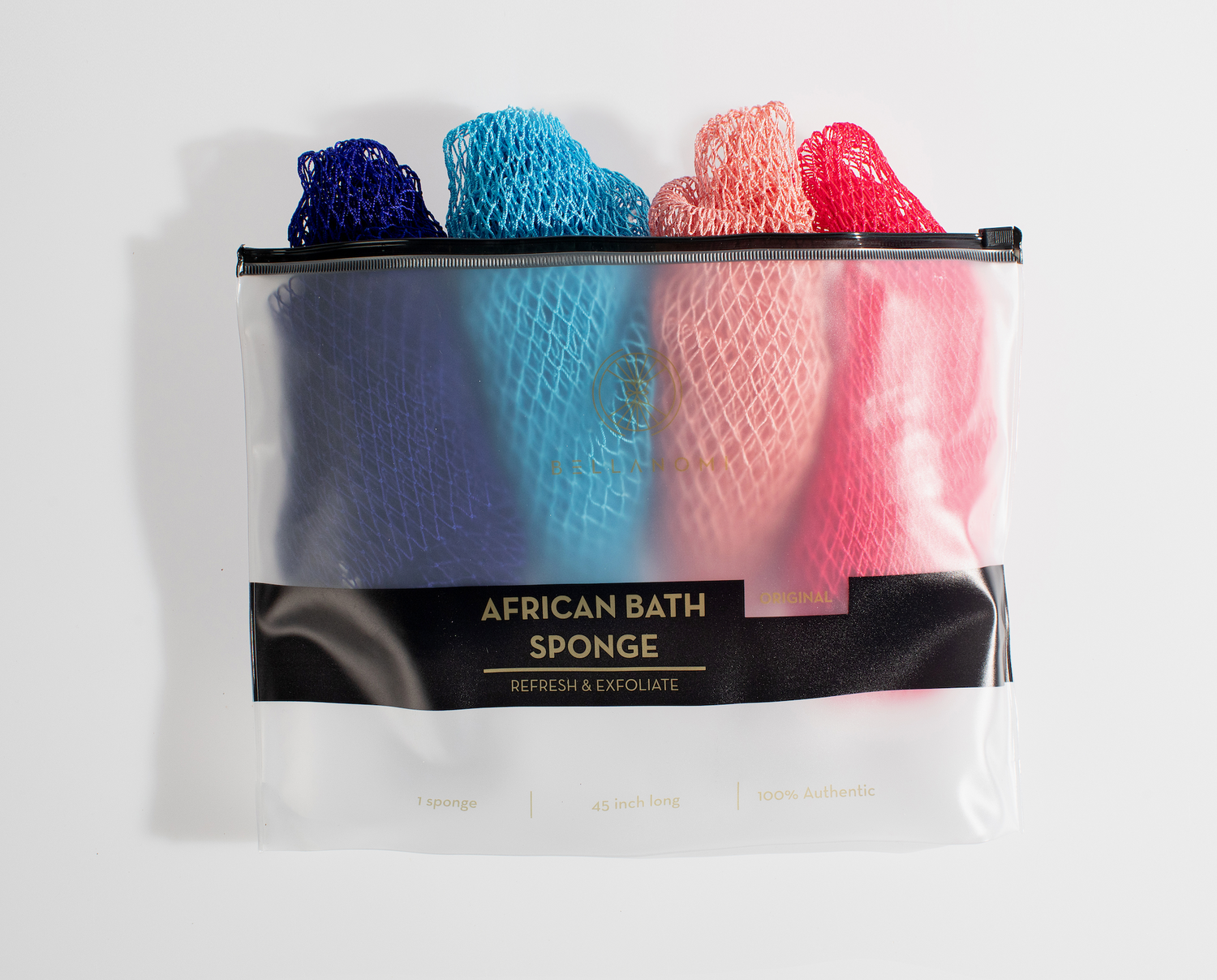 4-Piece African Exfoliating Net Sponge Set