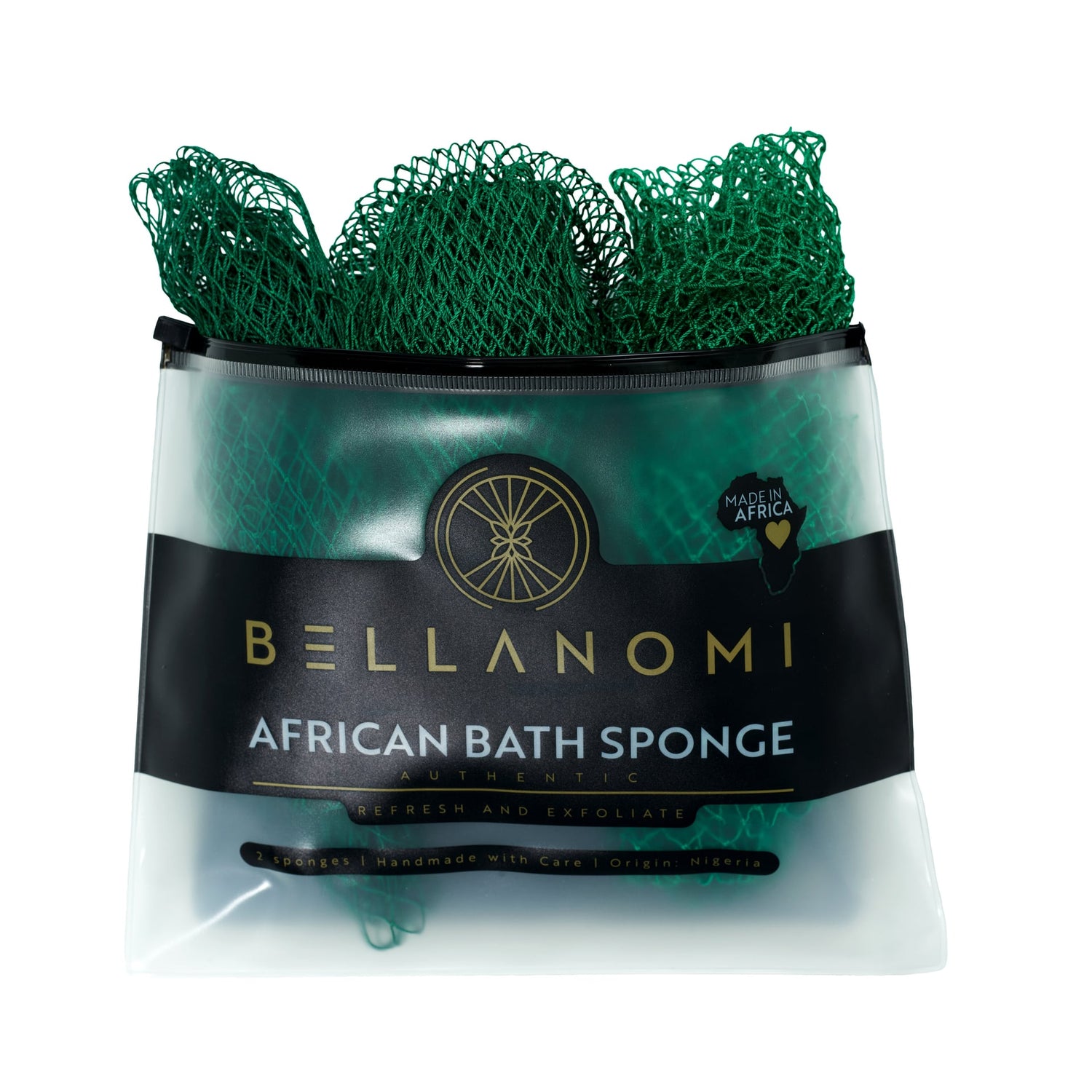 Triple Texture African Net Sponge Bundle