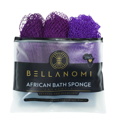 Triple Texture African Net Sponge Bundle