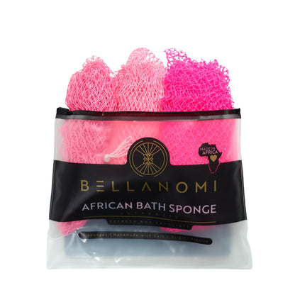 Triple Texture African Net Sponge Bundle