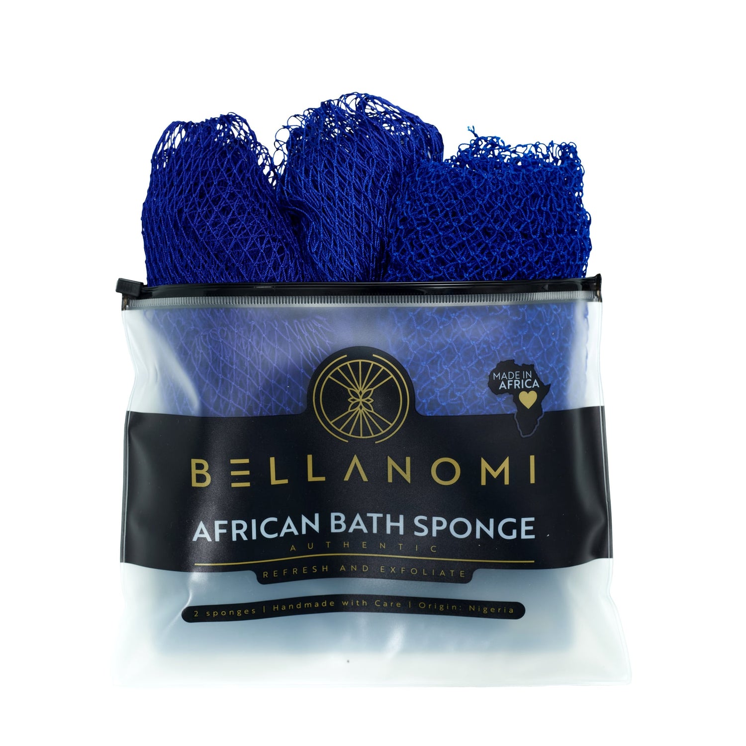 Triple Texture African Net Sponge Bundle