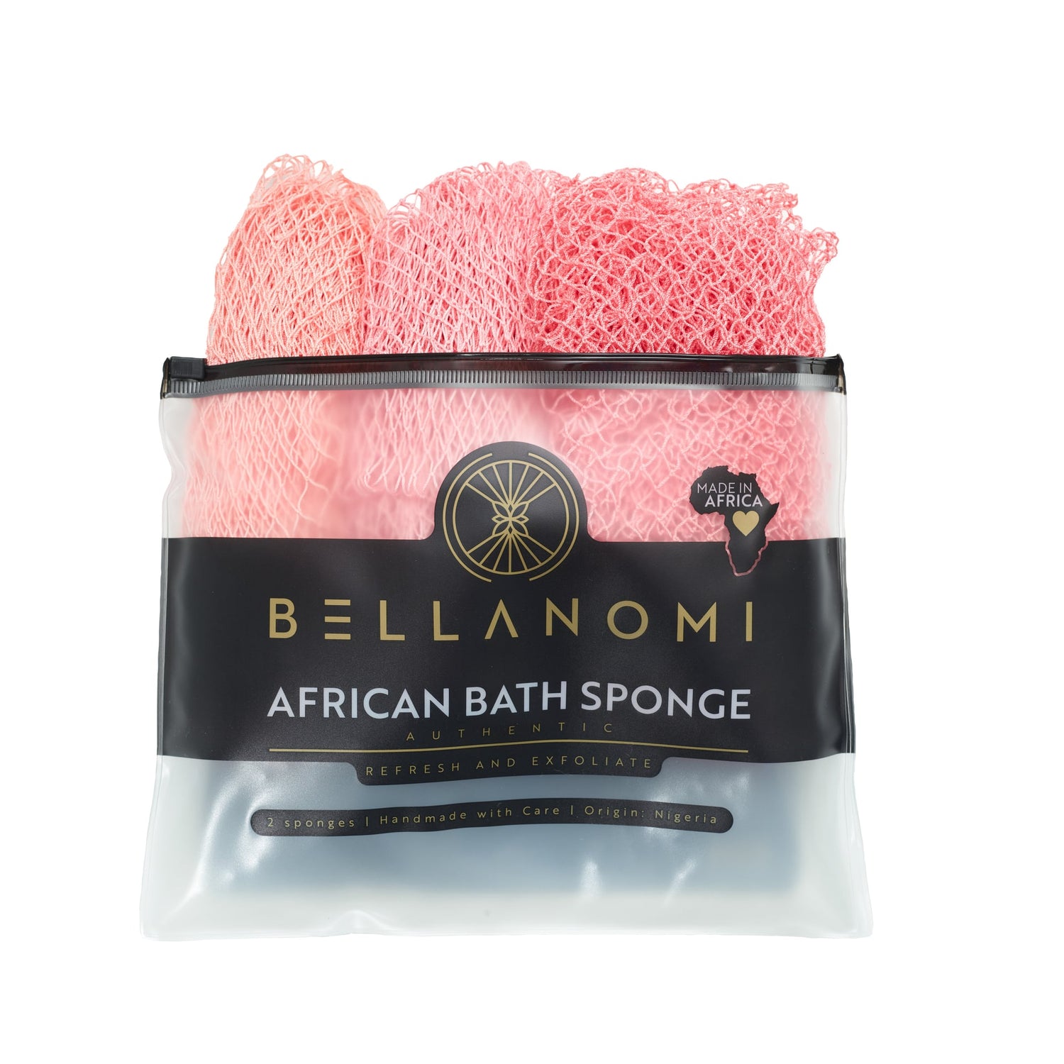 Triple Texture African Net Sponge Bundle