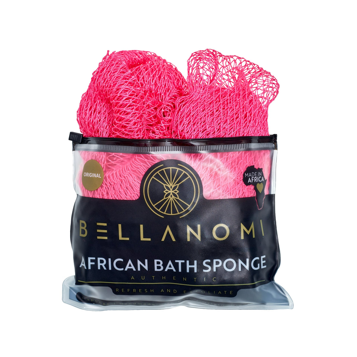 African Net Sponge Home &amp; Travel Set 2 Pack | Full Size + Mini