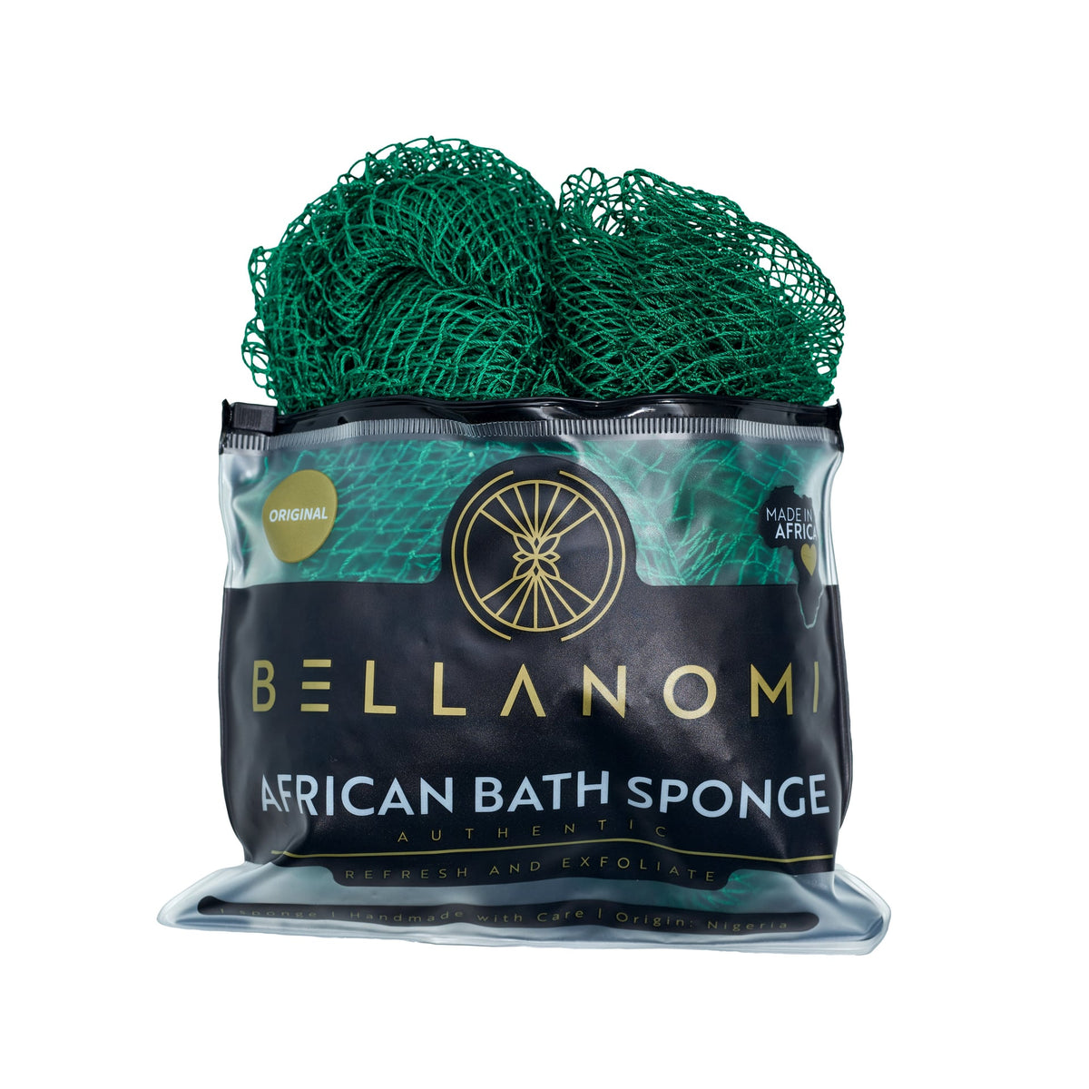 African Net Sponge Home &amp; Travel Set 2 Pack | Full Size + Mini