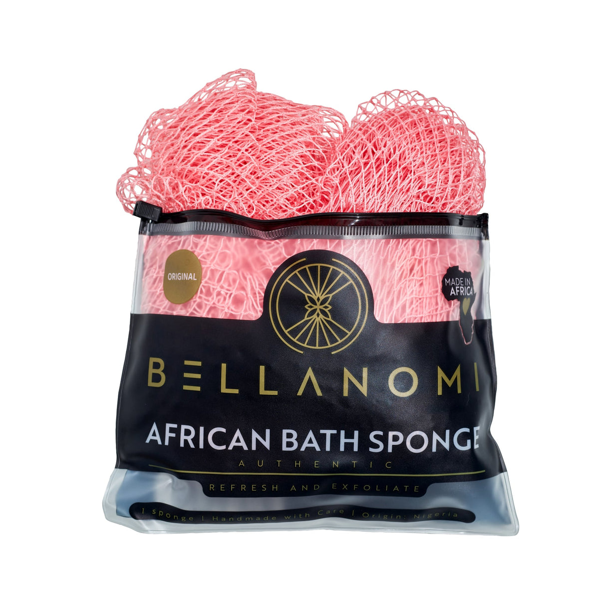 African Net Sponge Home &amp; Travel Set 2 Pack | Full Size + Mini
