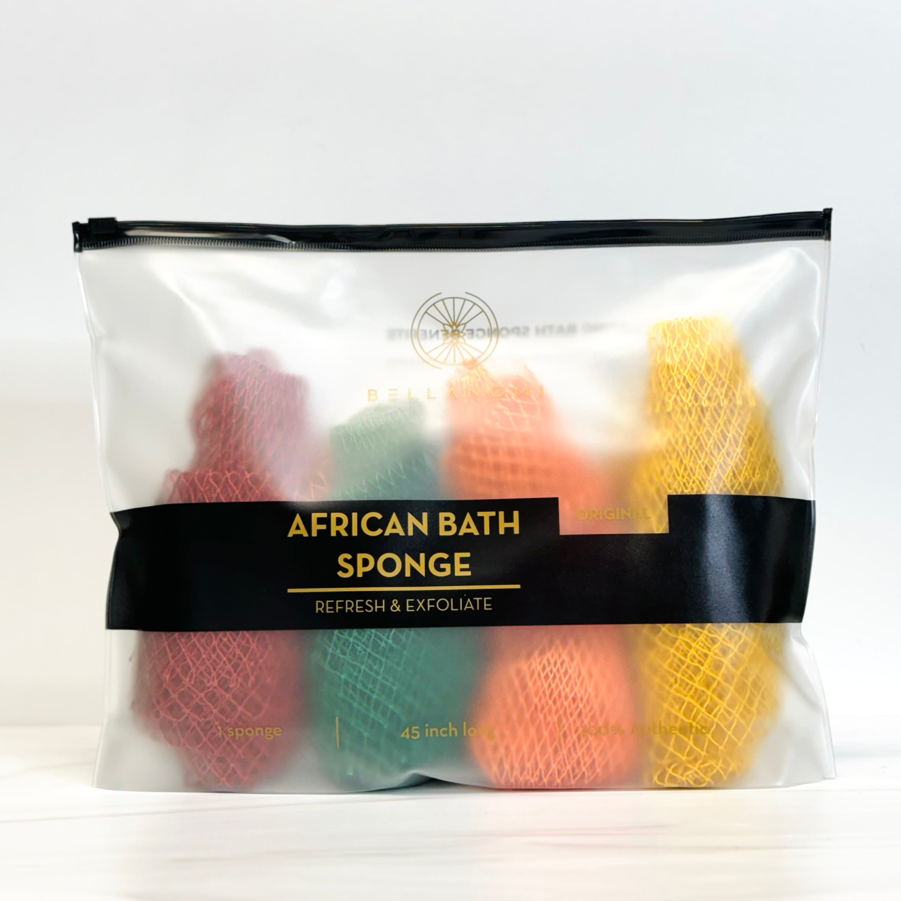 4-in-1 African Exfoliating Net Sponge SAVANNAH bundle – Bellanomi