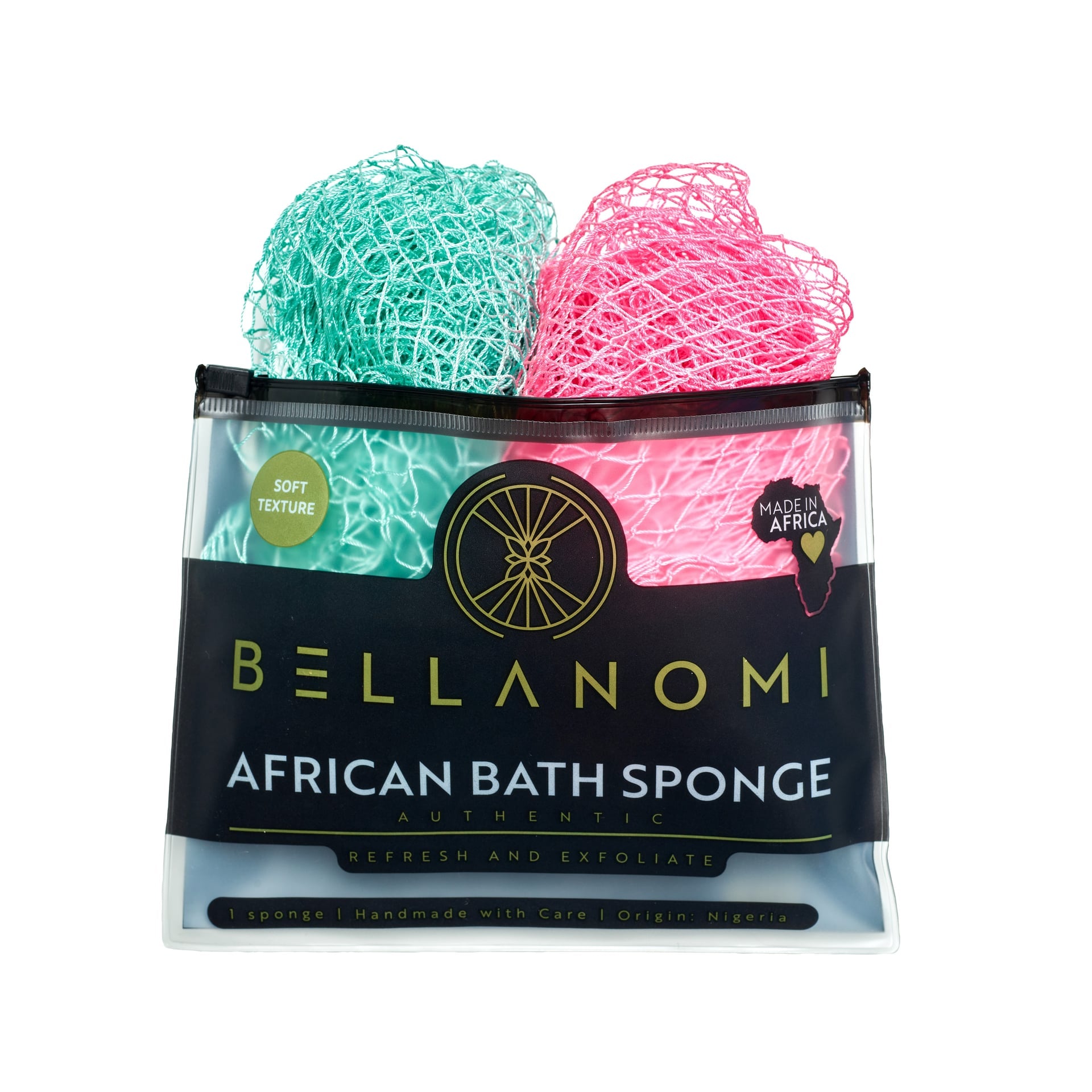 2 Pack African Net Sponge - Soft Texture