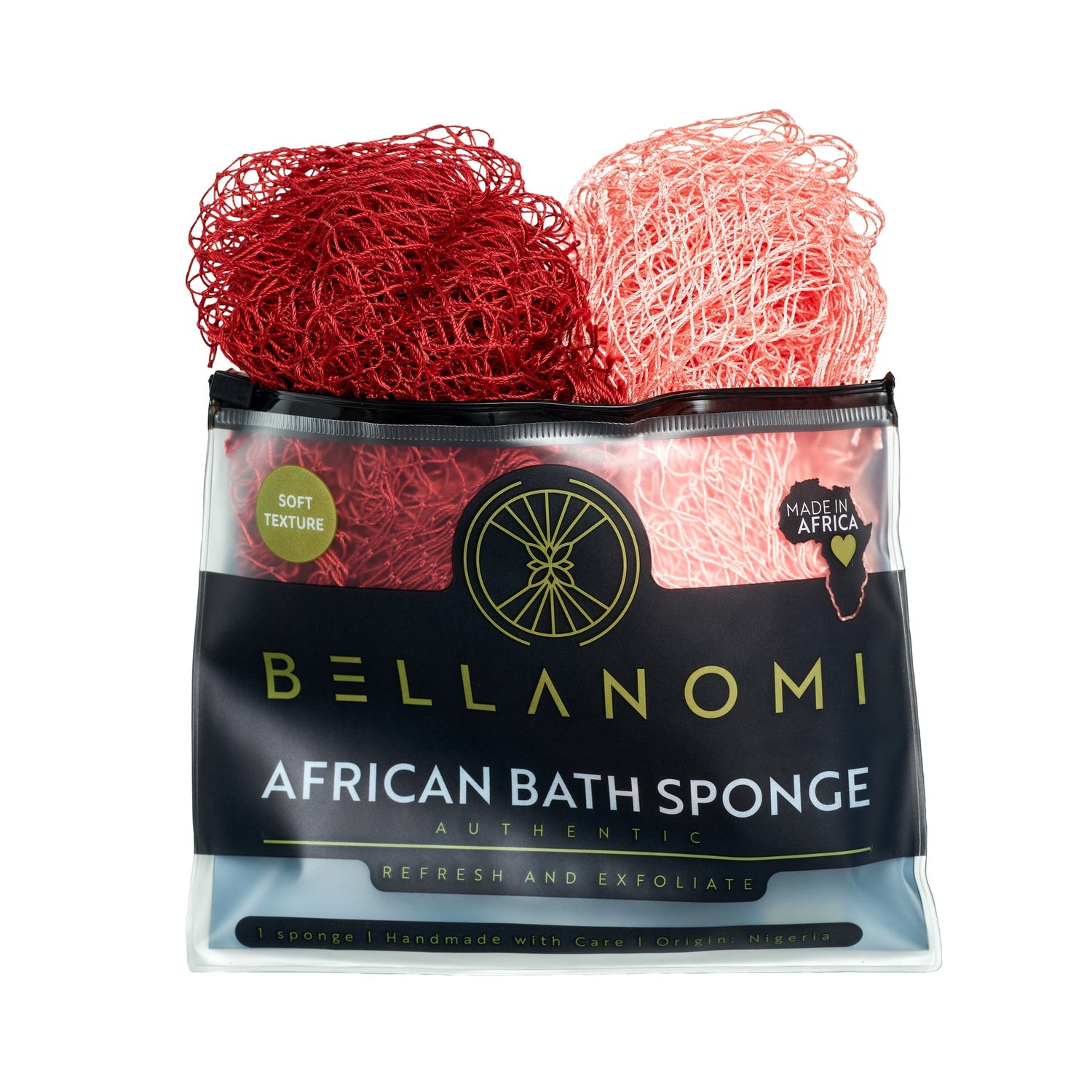 2 Pack African Net Sponge - Soft Texture