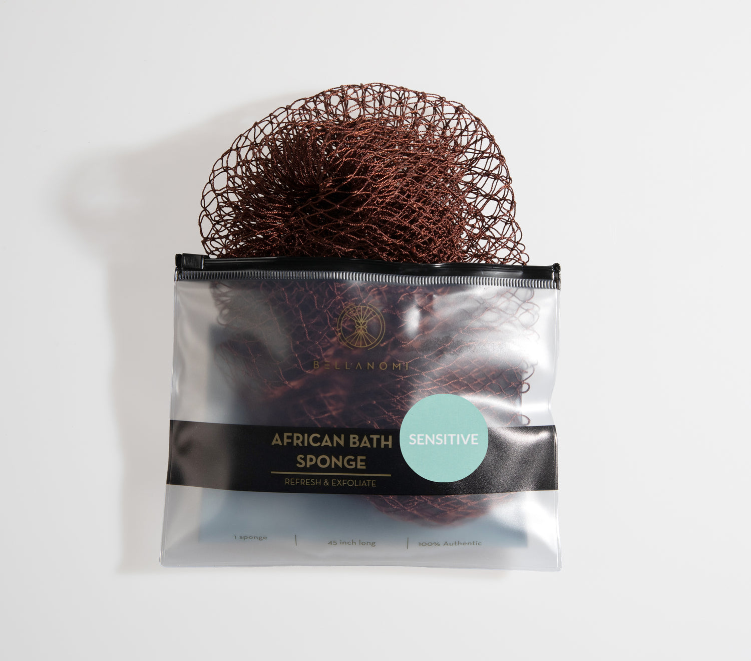 African Exfoliating Net Sponge (FOR SENSITIVE SKIN) 45&quot; Long