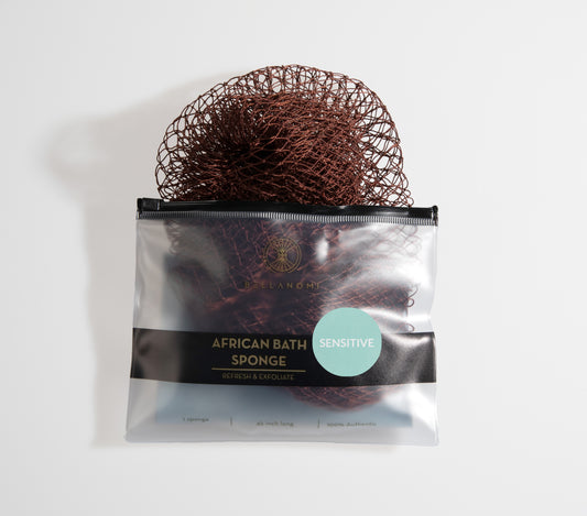 African Exfoliating Net Sponge (FOR SENSITIVE SKIN) 45" Long